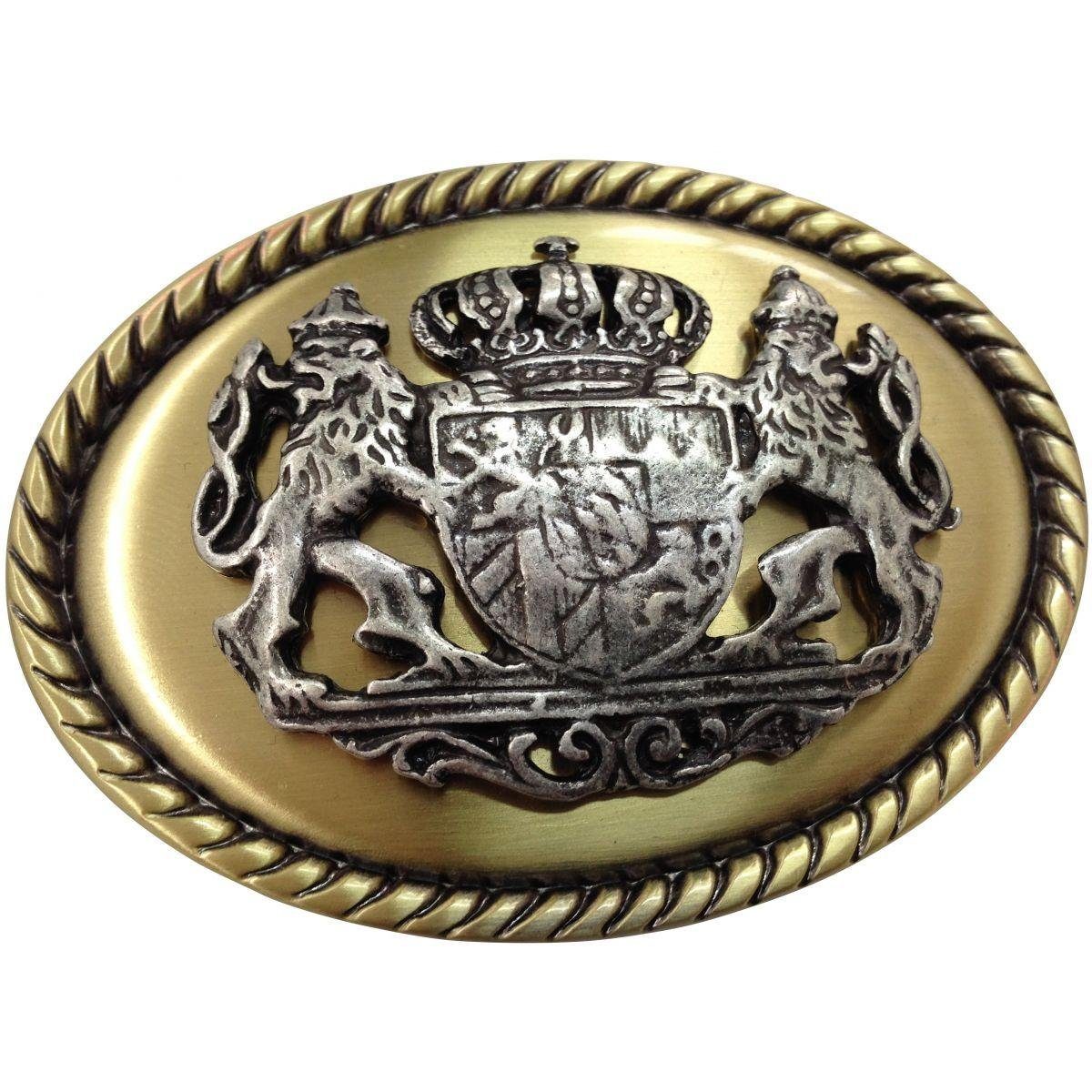 BELTINGER Gürtelschnalle Doppel-Löwe - Buckle Wechselschließe Gürtelschließe 40mm - Für die Tra (1-St)