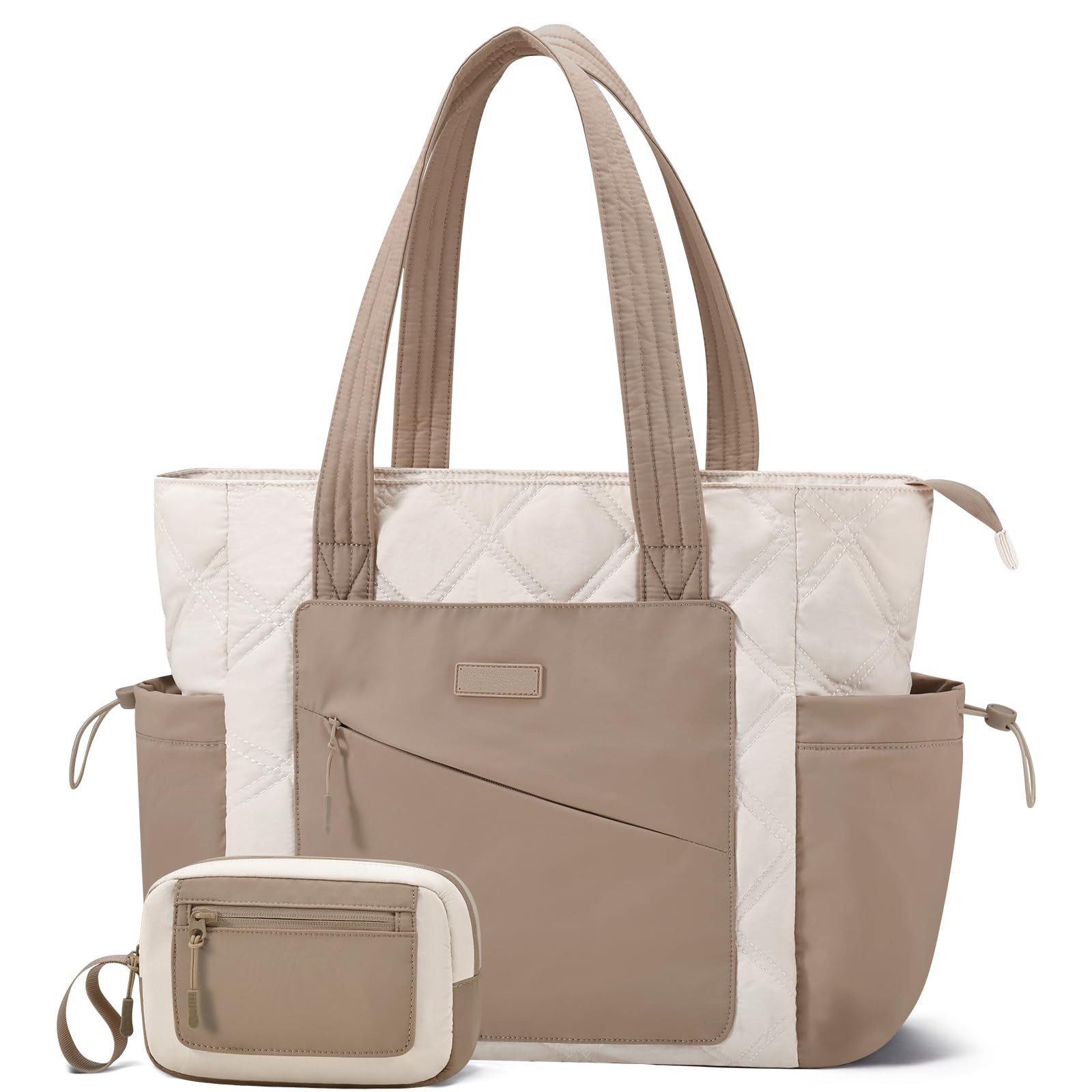 Zaewry Umhängetasche Shopper Tasche Damen Groß, Arbeitstasche Leicht Handtasche, Laptoptasche Schultasche, Bürotasche Lehrertasche