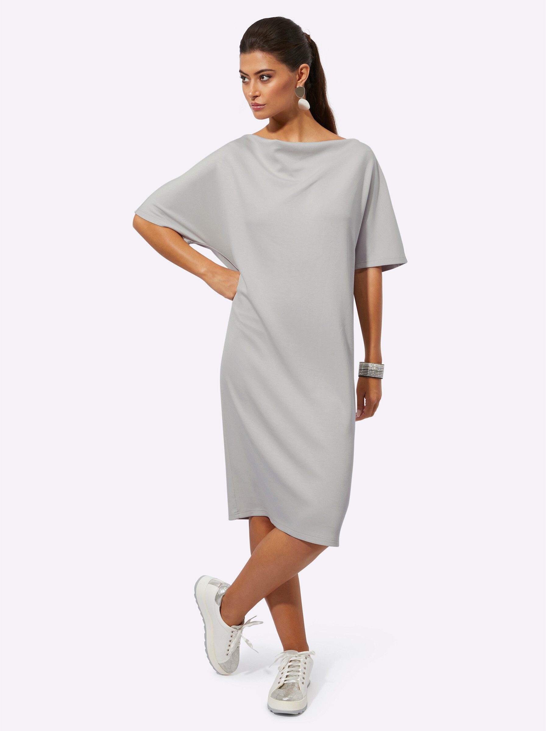 creation L Jerseykleid Modal-Mix-Kleid Kurzarm günstig online kaufen