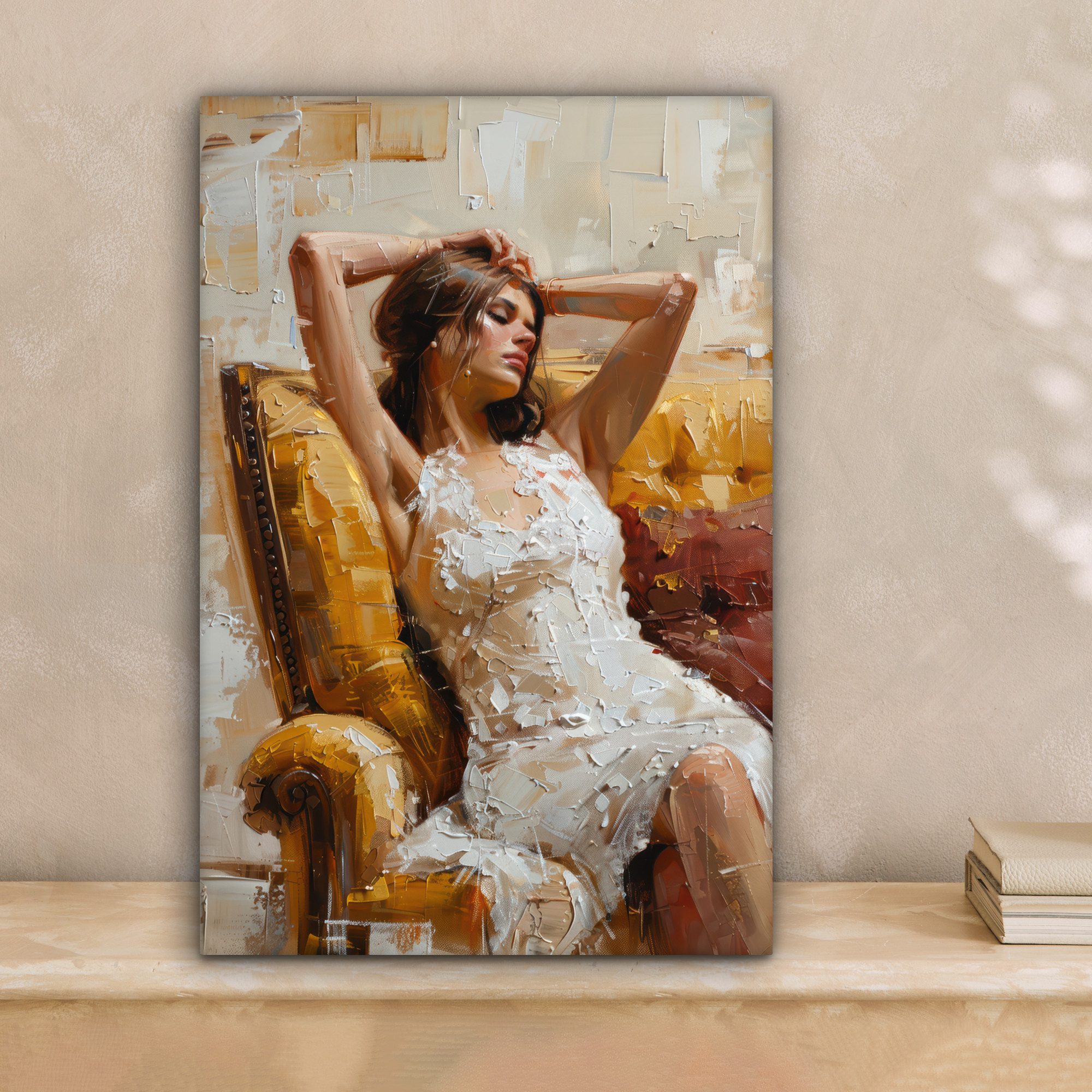OneMillionCanvasses® Leinwandbild Frau - Kunst - günstig online kaufen