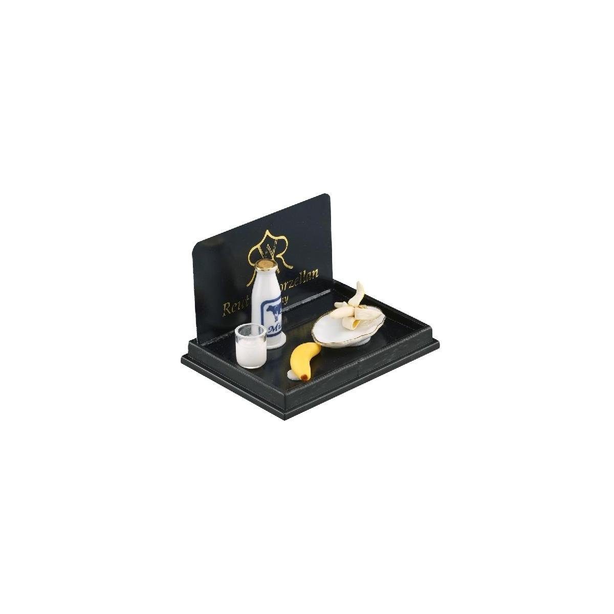 Reutter Porzellan Dekofigur 001.418/5 - Miniatur 1:12 im Maßstab Bananenmilch
