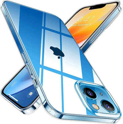 TradeNation Smartphone-Hülle »Hülle für iPhone 13 Pro Max Handy Kameraschutz Case Silikon Transparent« iPhone 13 Pro Max 15,2 cm (6 Zoll)