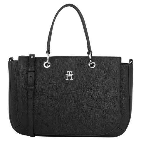 Tommy Hilfiger Henkeltasche TH EMBLEM SATCHEL, in zeitlosem Design