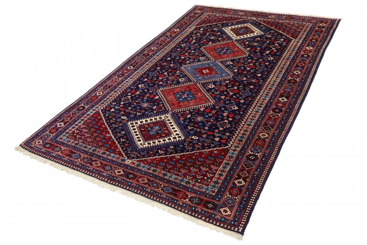 Orientteppich Yalameh / Höhe: rechteckig, Nain 12 Perserteppich, mm Aliabad Orientteppich Handgeknüpfter Trading, 155x255