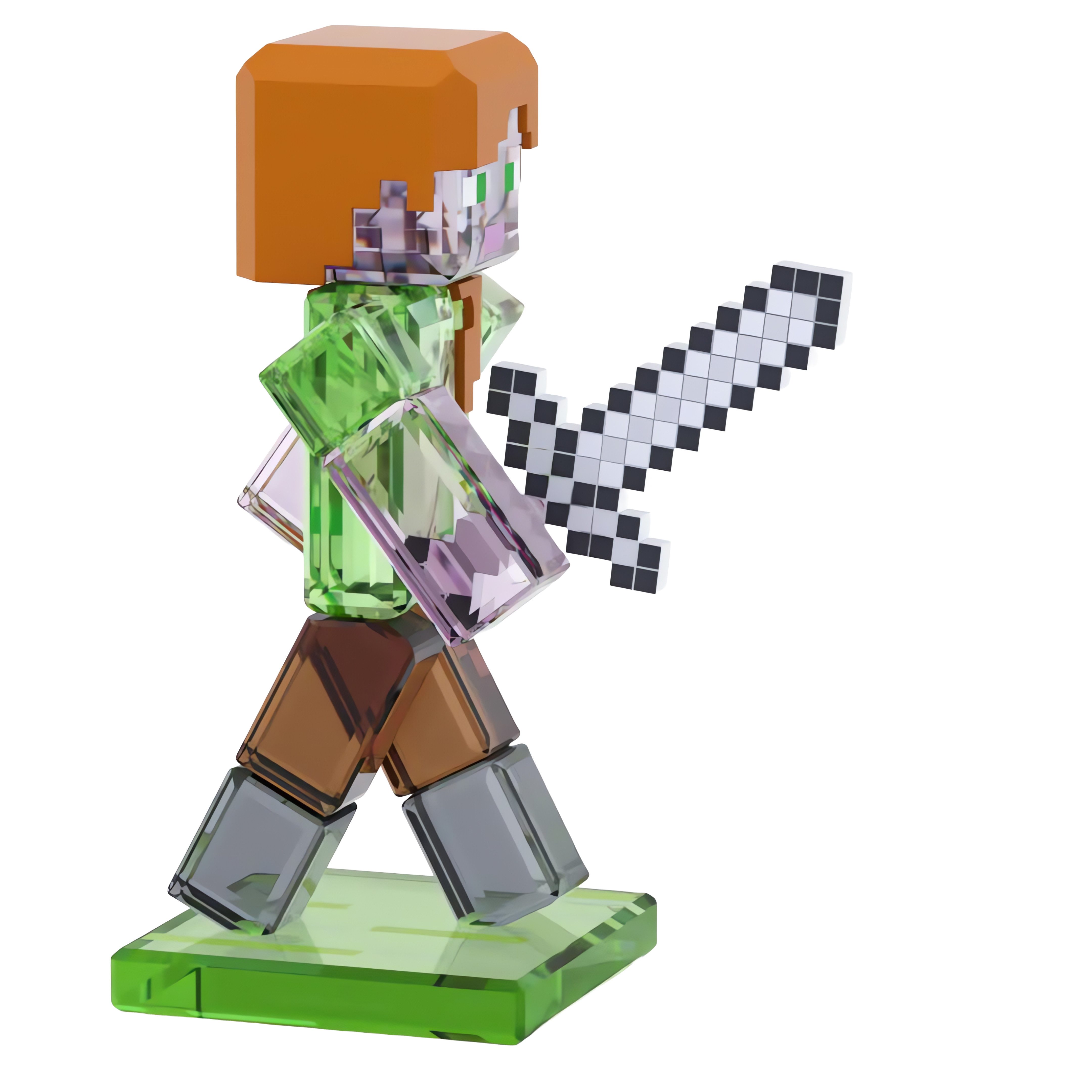 Swarovski Dekofigur Kristallfigur Sammelfigur Minecraft Alex, (1 St)