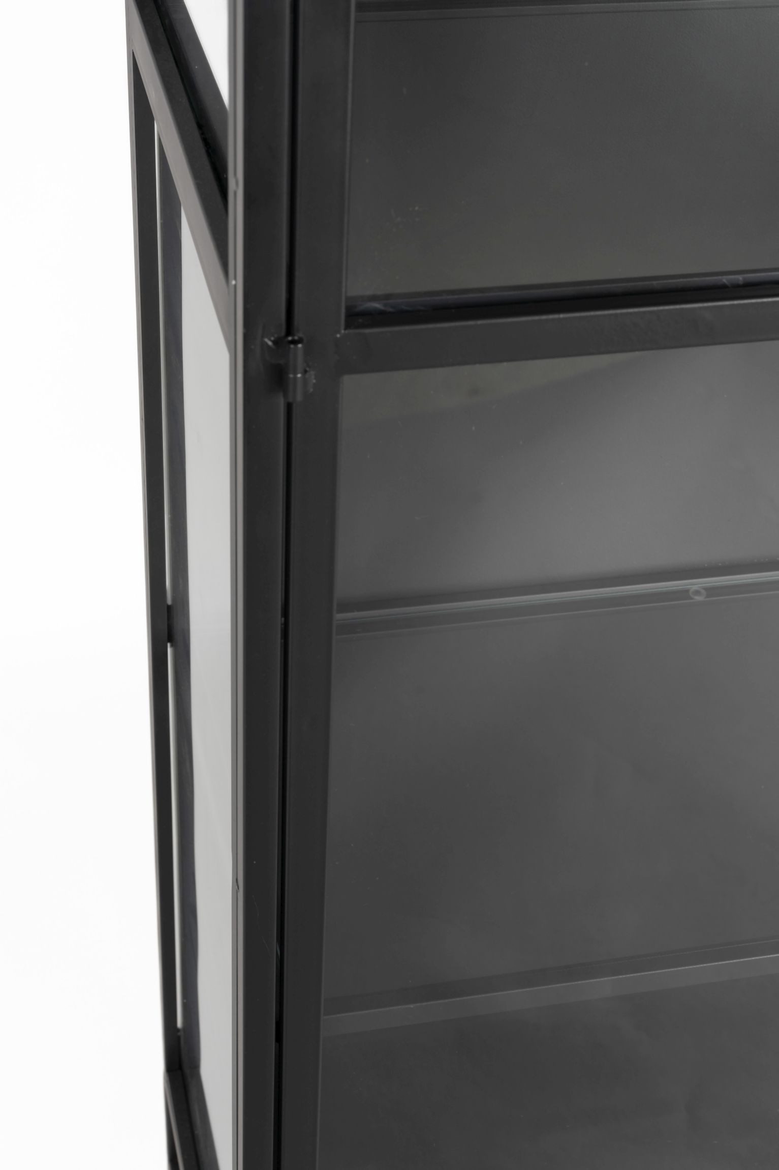 Trendmöbel24 Vitrine Vitrine Schrank ROB LARGE aus Metall im Vintage Style
