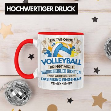 Trendation Tasse Trendation - Volleyball Tasse Geschenk für Volleyball-Trainer Spieler
