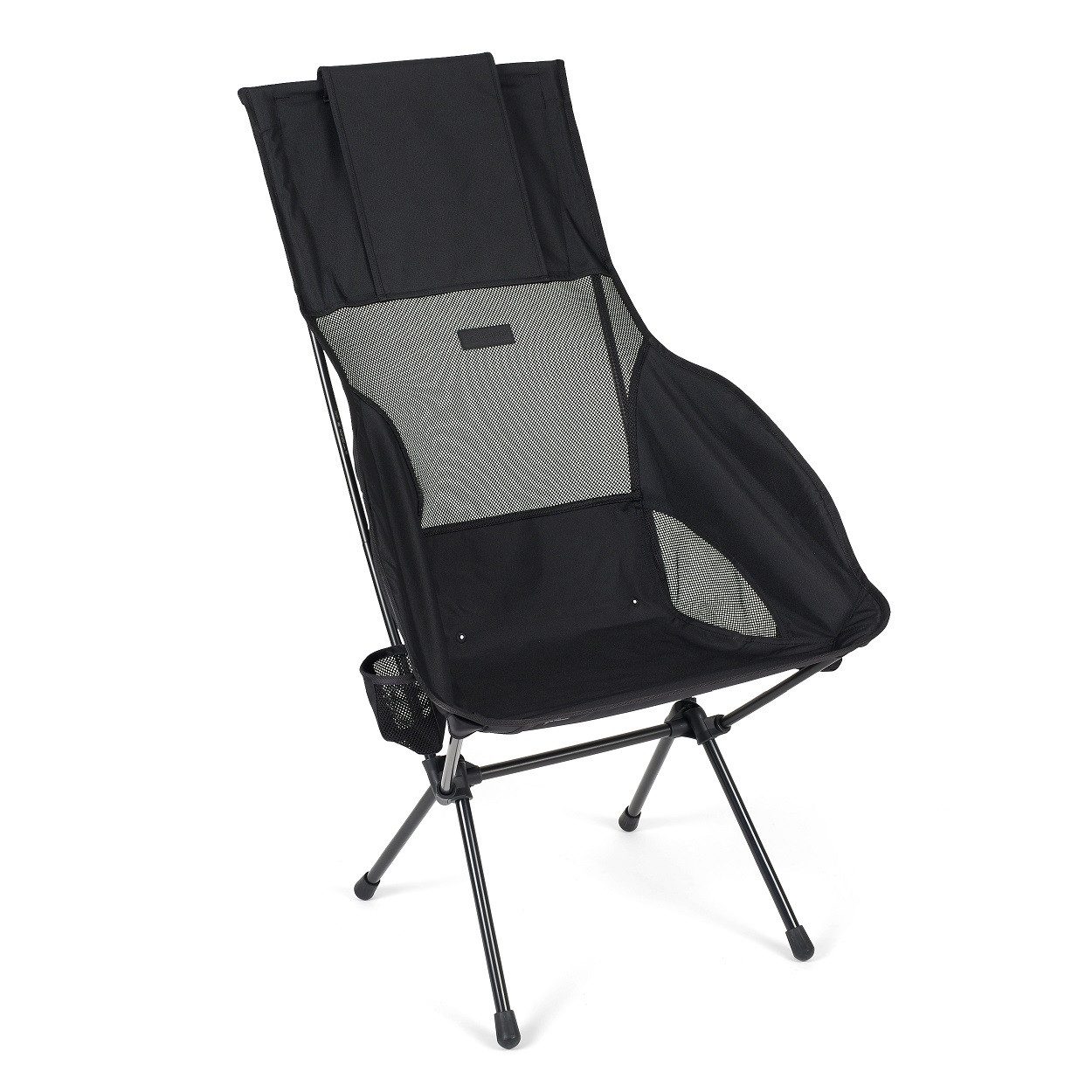 Helinox Campingstuhl Savanna Chair (größere Rückenlehne, breiterer Sitz) Blackout Edition