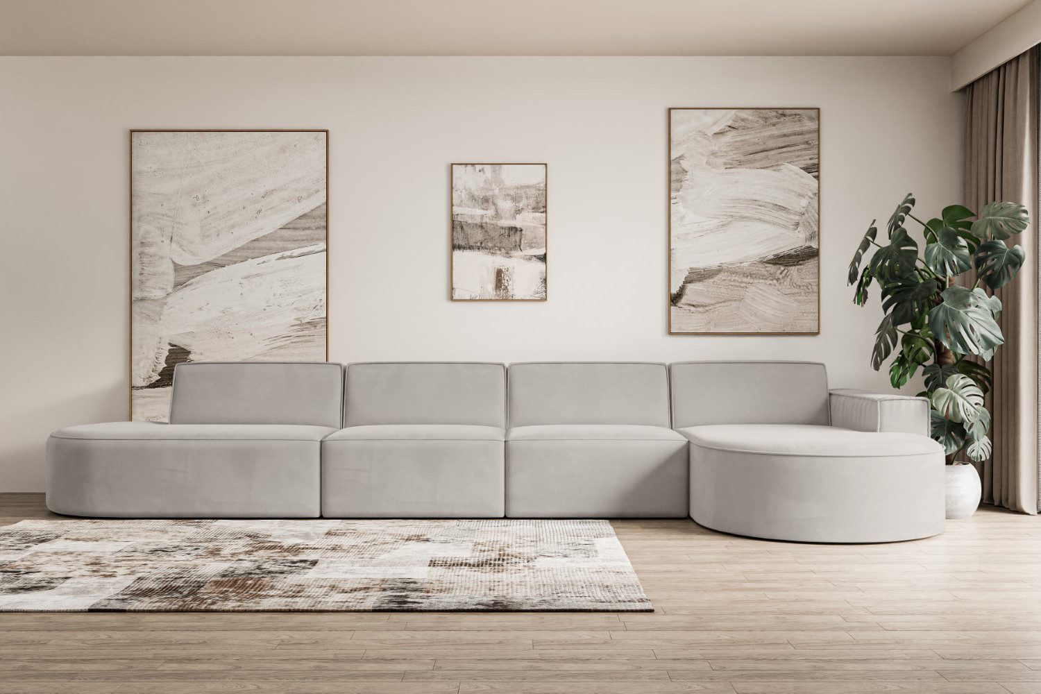 ALTDECOR Ecksofa MARI-L3, Sofa Praktische Bequeme günstig online kaufen