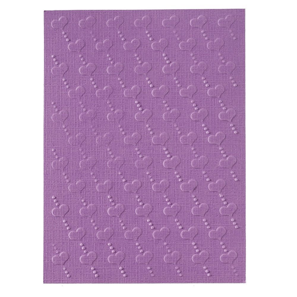 efco creative Motivschablone Embossing-Prägeschablonen / Hintergrundmotiv, Gestaltungselement, Embossing / Karten, Fotoalben, Schmuckteile