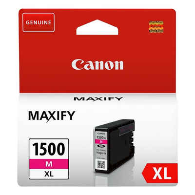 Canon PGI-1500XL M Tintenpatrone (Original Druckerpatrone, magenta)