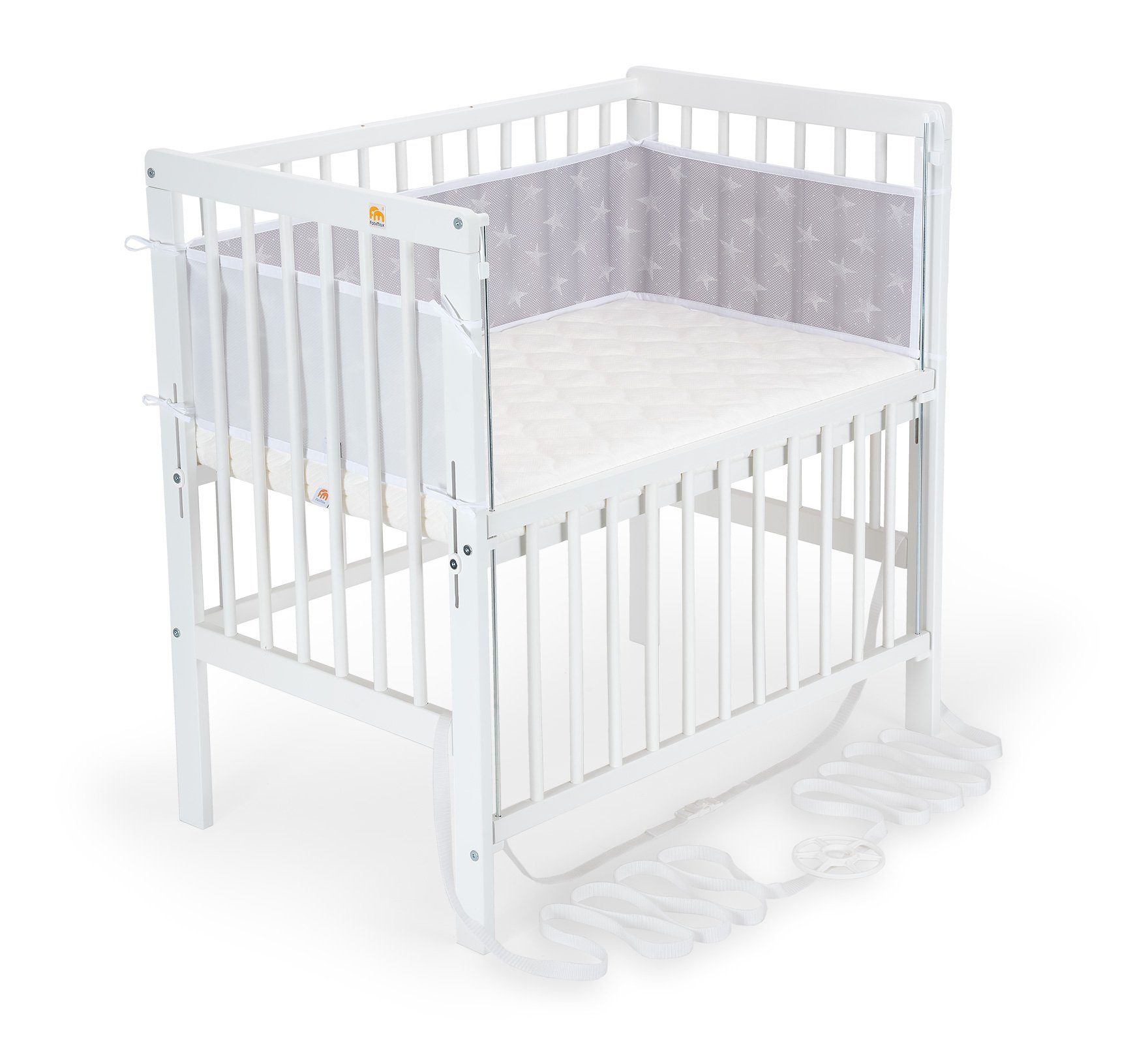 FabiMax Beistellbett Flex weiß, 2in1, Beistellbett günstig online kaufen