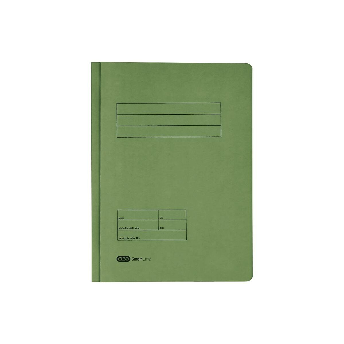 ELBA Hefter 10042122, Doppelhefter, Format DIN A4, aus Karton grün