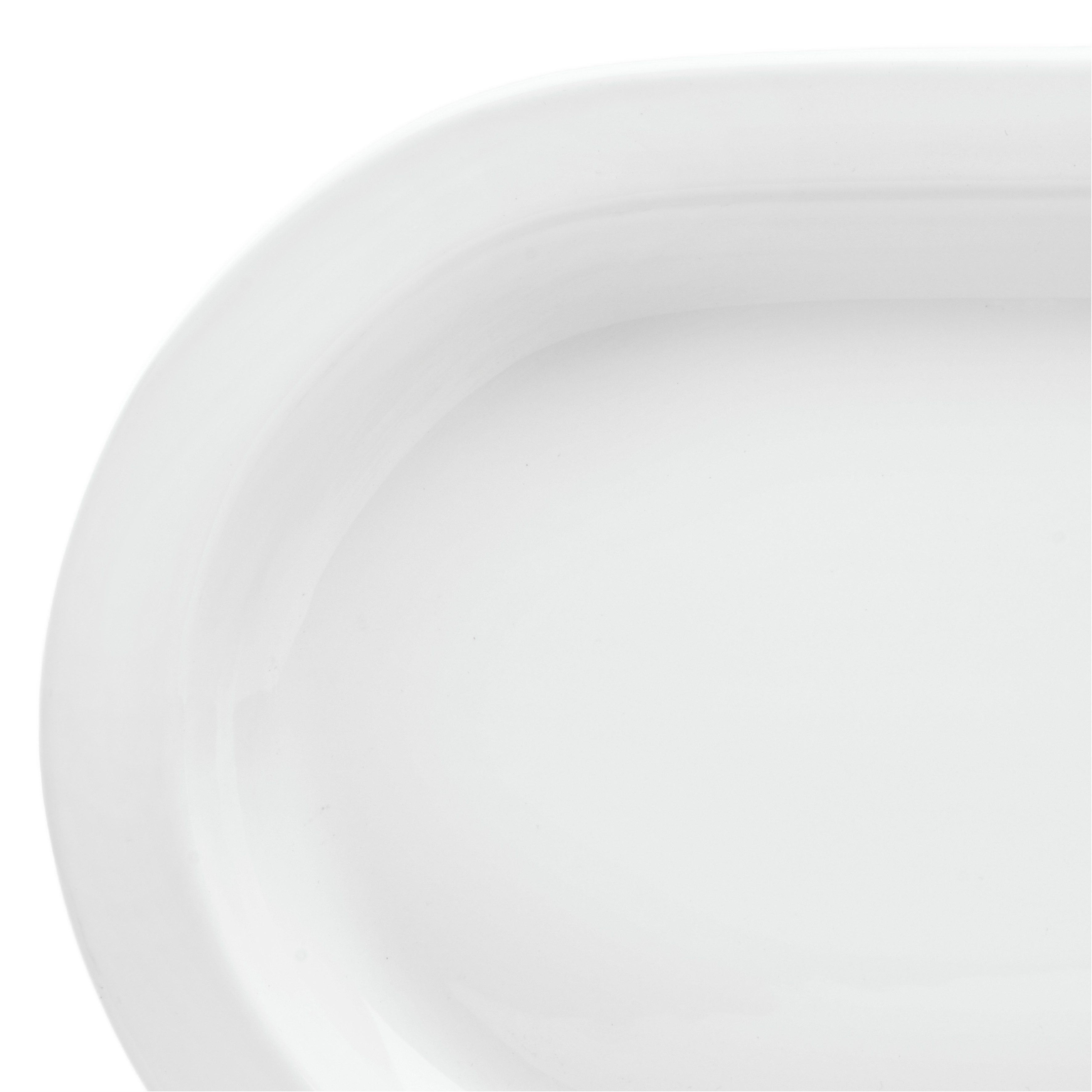 van Well Servierplatte Platte oval, 49,5 x 28 cm, 6 Stück, Steingut, (Set, 6-tlg), spülmaschinen- und mikrowellengeeignet