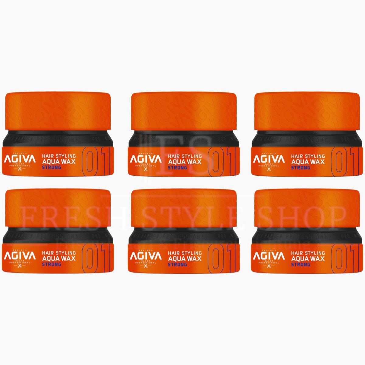 Haarwachs 6x Haarwachs Haar Wax 155ml 01 Strong
