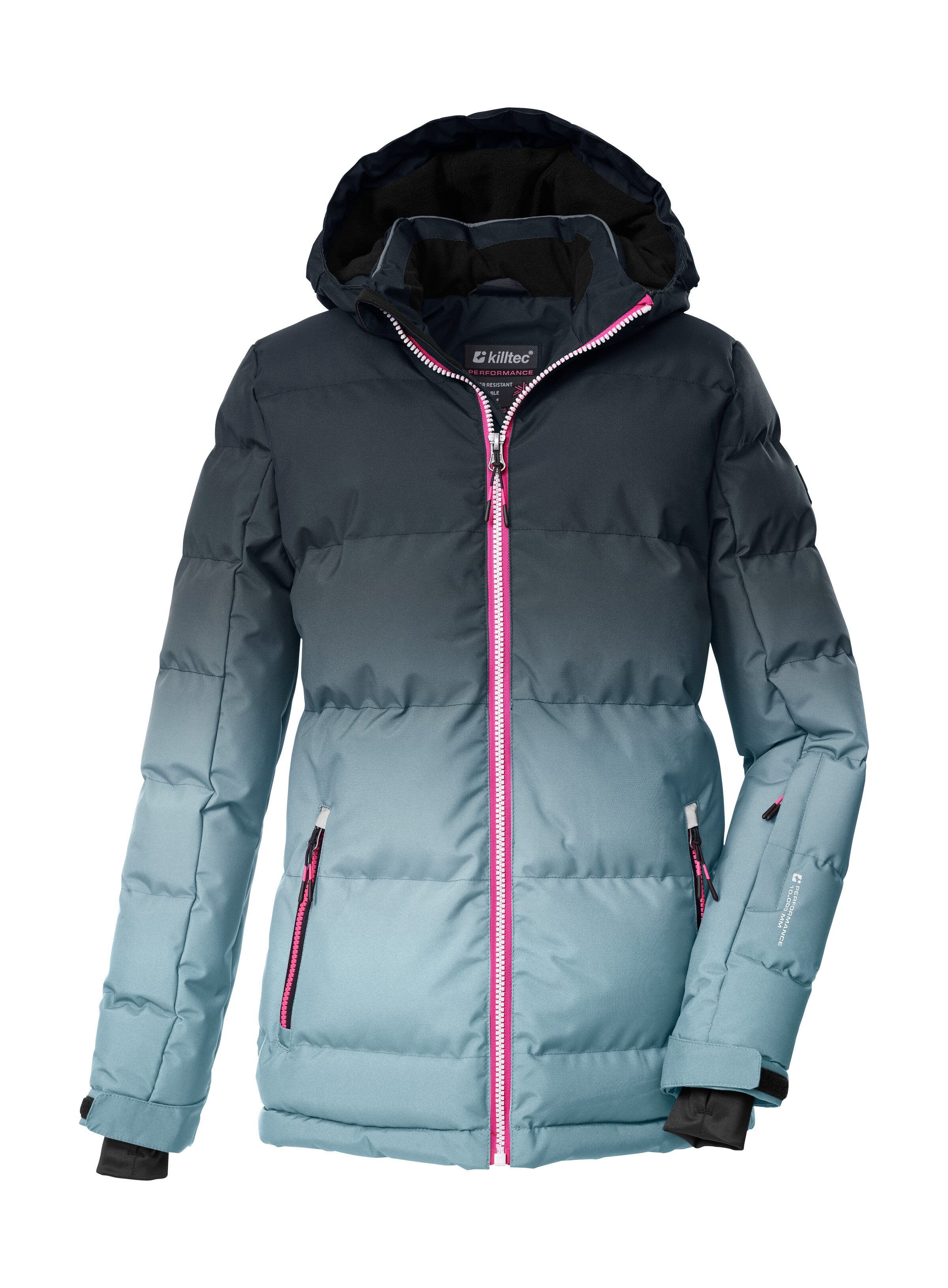 Killtec Skijacke KSW 330 GRLS SKI QLTD JCKT Wasserabweisende Winterjacke, atmungsaktiv, verstellbare Kapuze