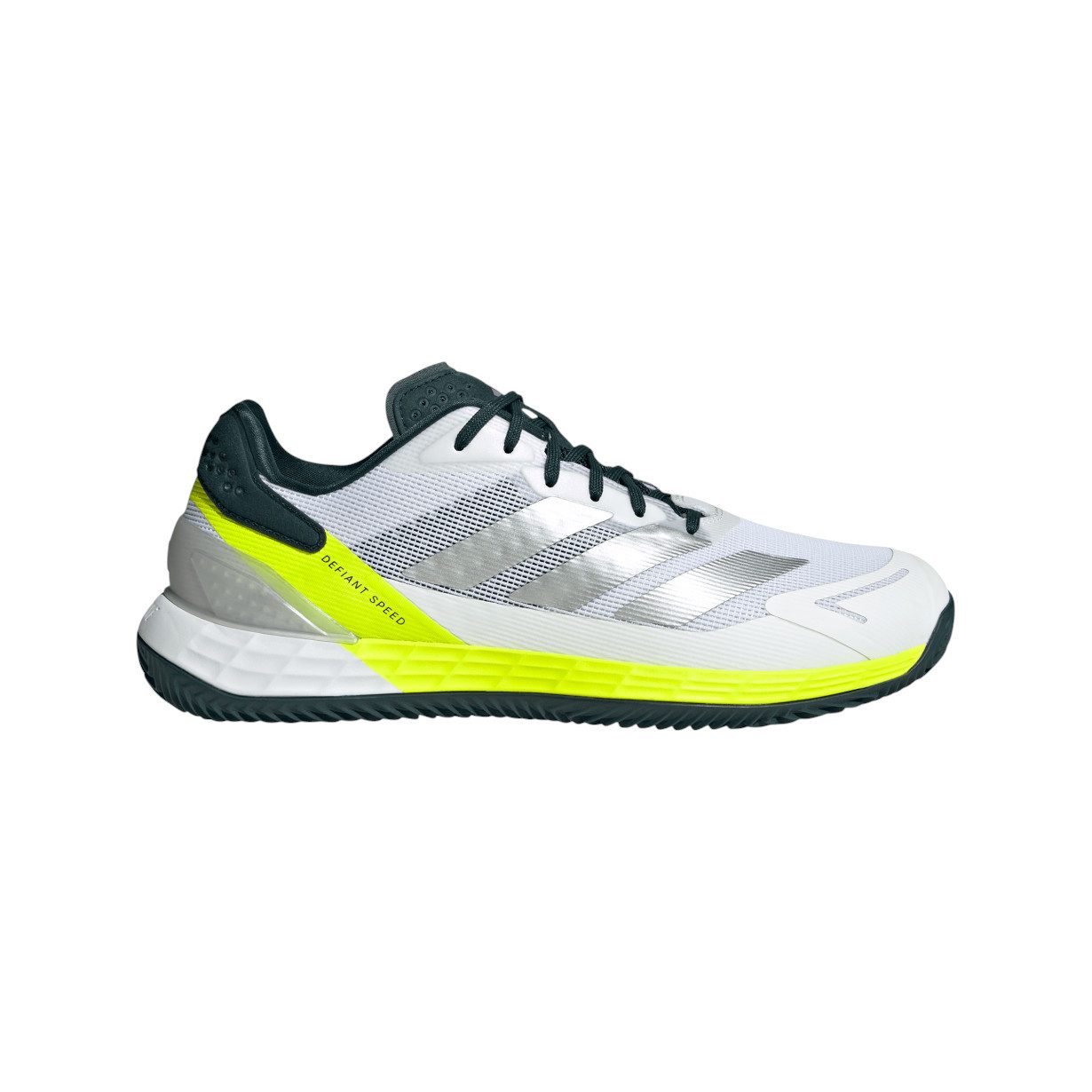 adidas Performance Defiant Speed 2 Clay/Sandplatz weiss/grün/gelb Herren Tennisschuh
