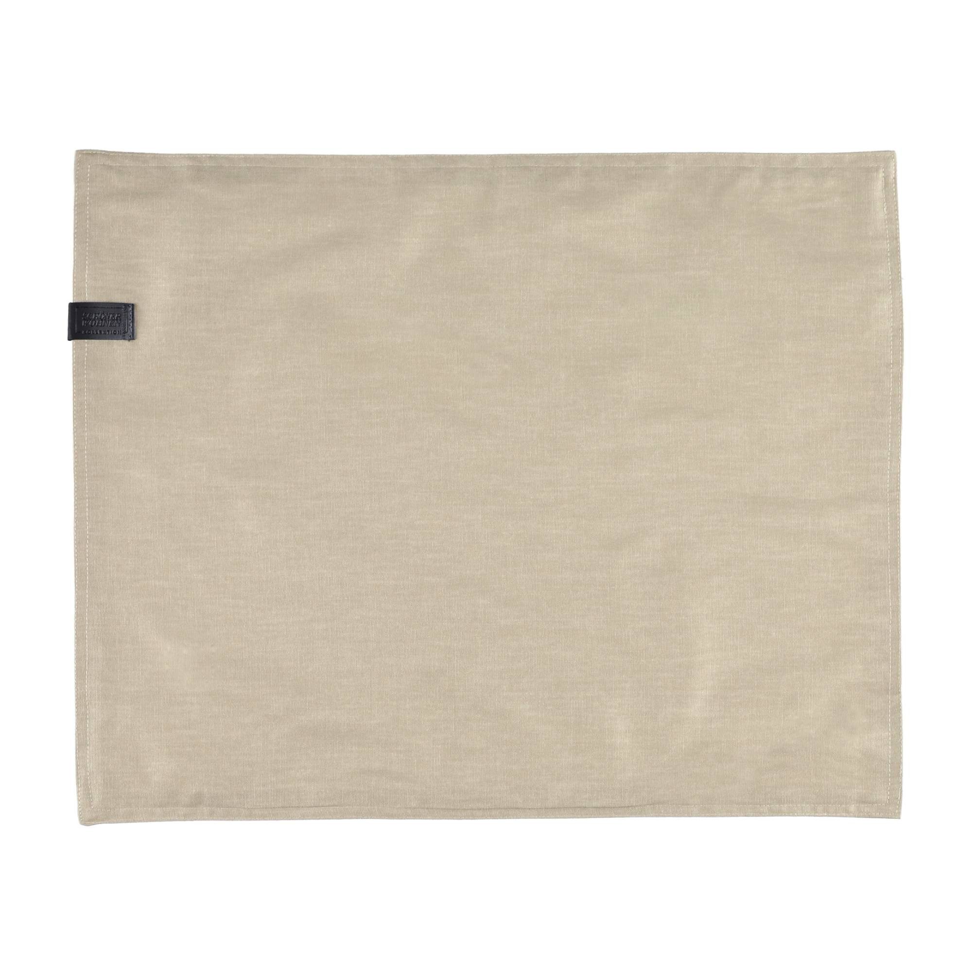 SCHÖNER WOHNEN-Kollektion Platzset TISCHSET Tischset, (Packung, 2-St), 35 x 50 cm in Creme