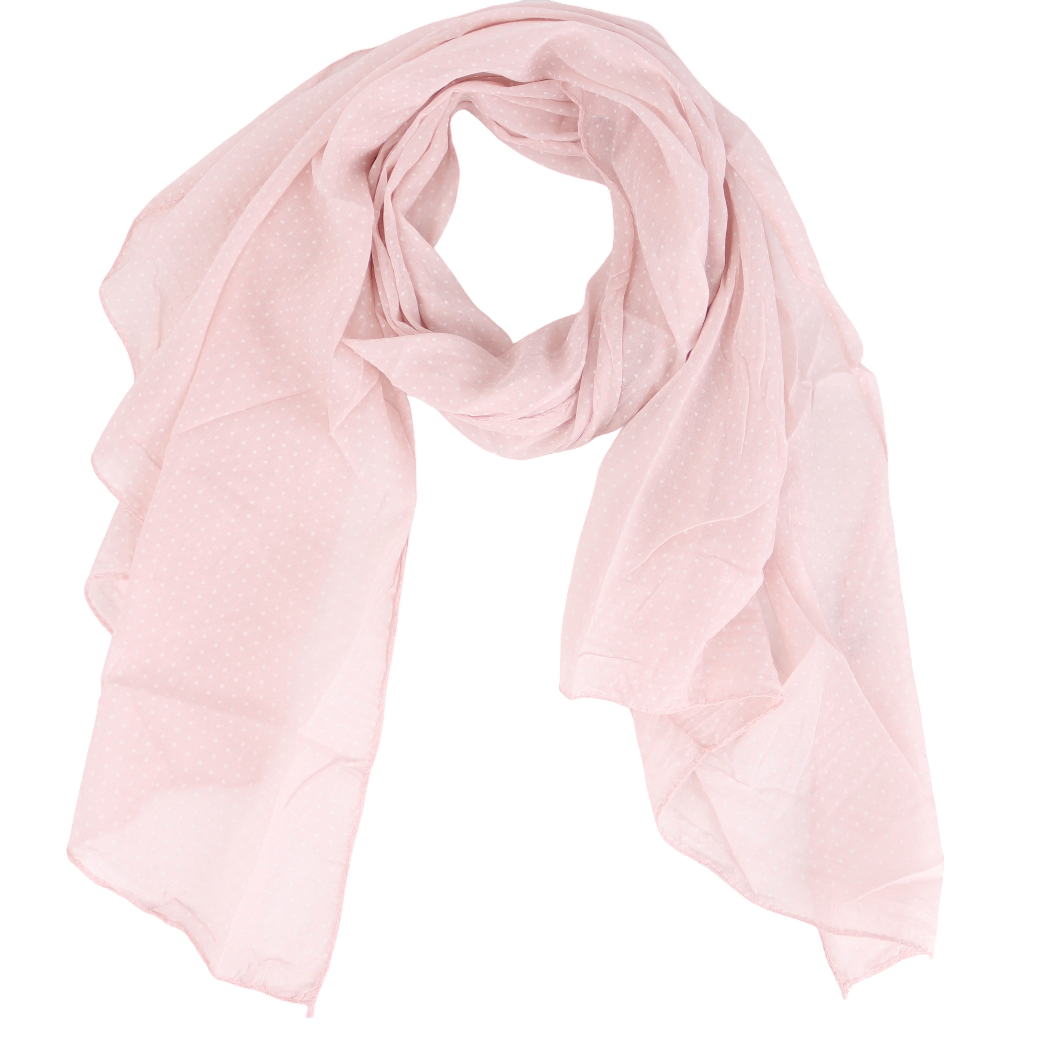 Modeschal Asymmetrischer Schal, Made in Italy 20% Seide 80% Baumwolle