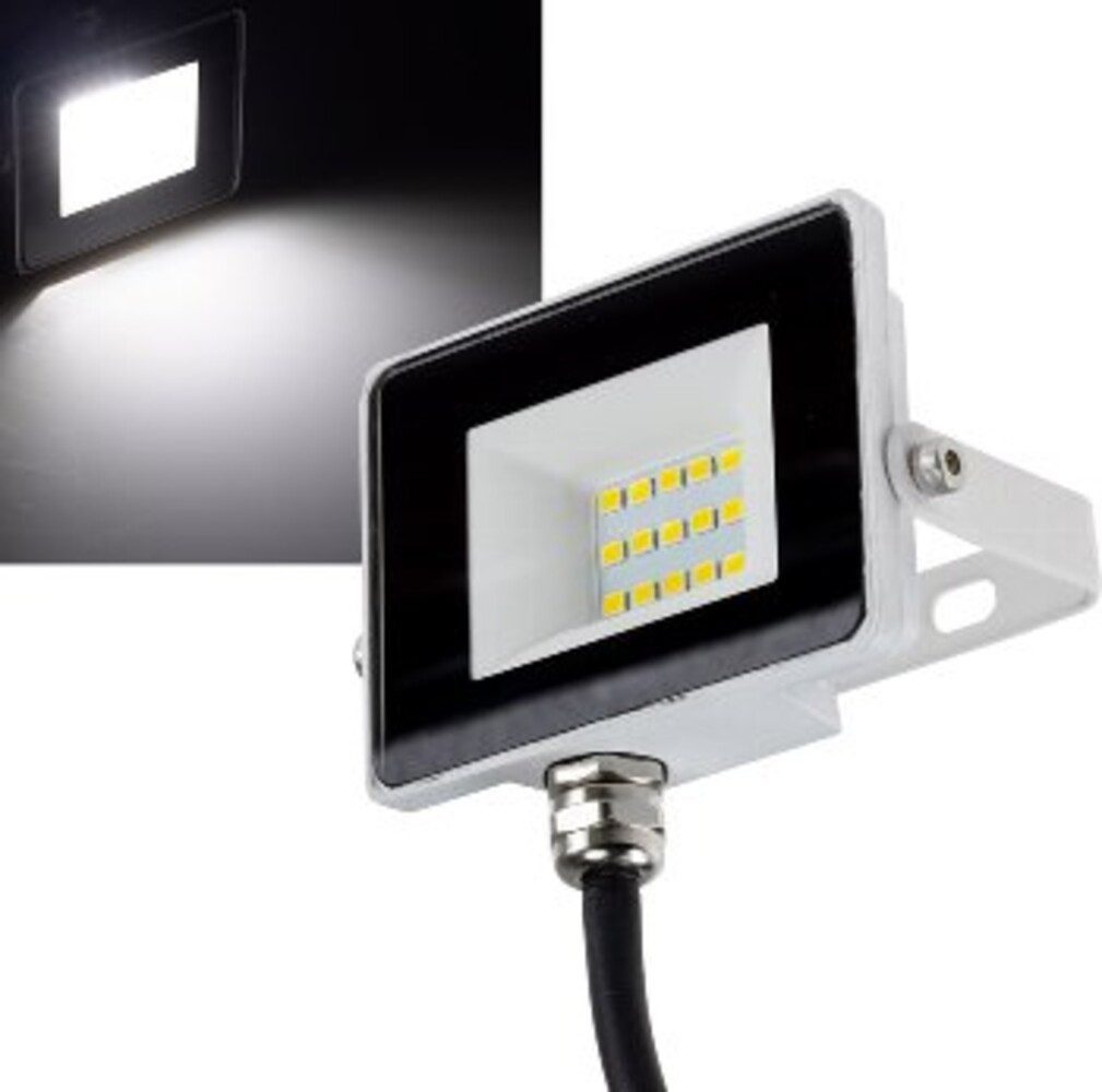 ChiliTec LED Stern 10W, neutralweiß, 864lm, IP65, 4000K, wassergeschützt, neutralweiß