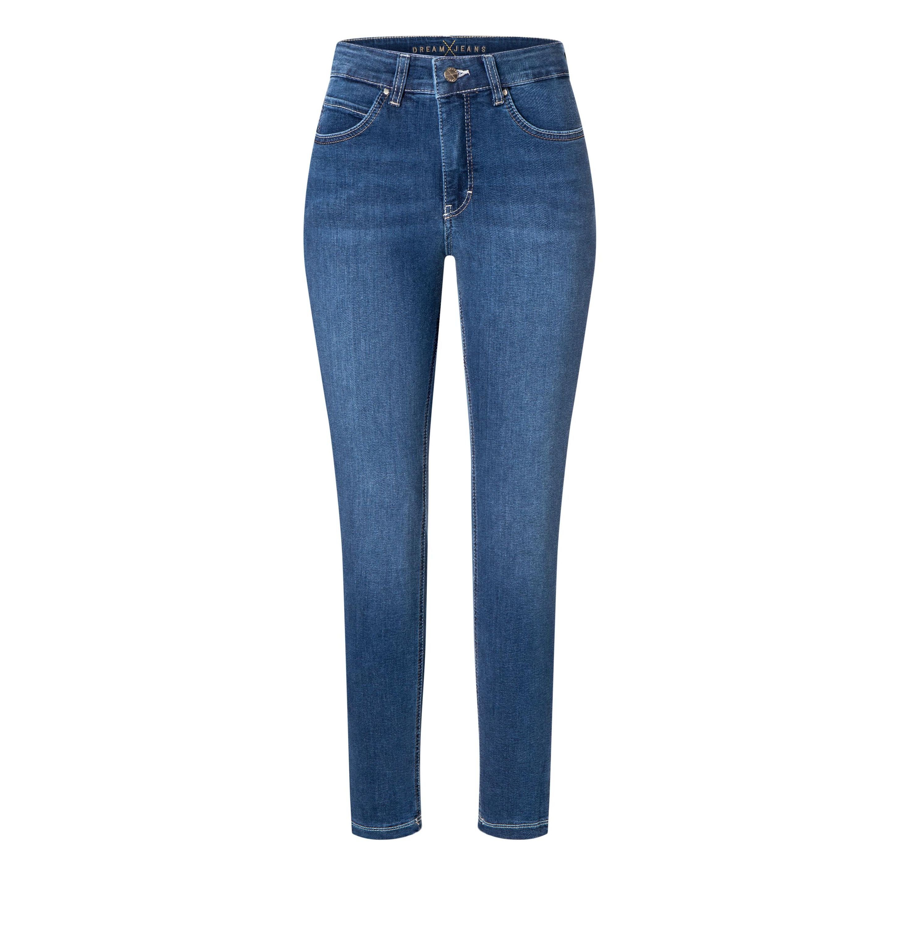 MAC Slim-fit-Jeans Mac Damen Hose Denim Jeans Dream Skinny Art.Nr.0355L540290 D569 Slim Fit, gerades Bein, normale Leibhöhe, bequeme Taille, Five Pocket blue (82)