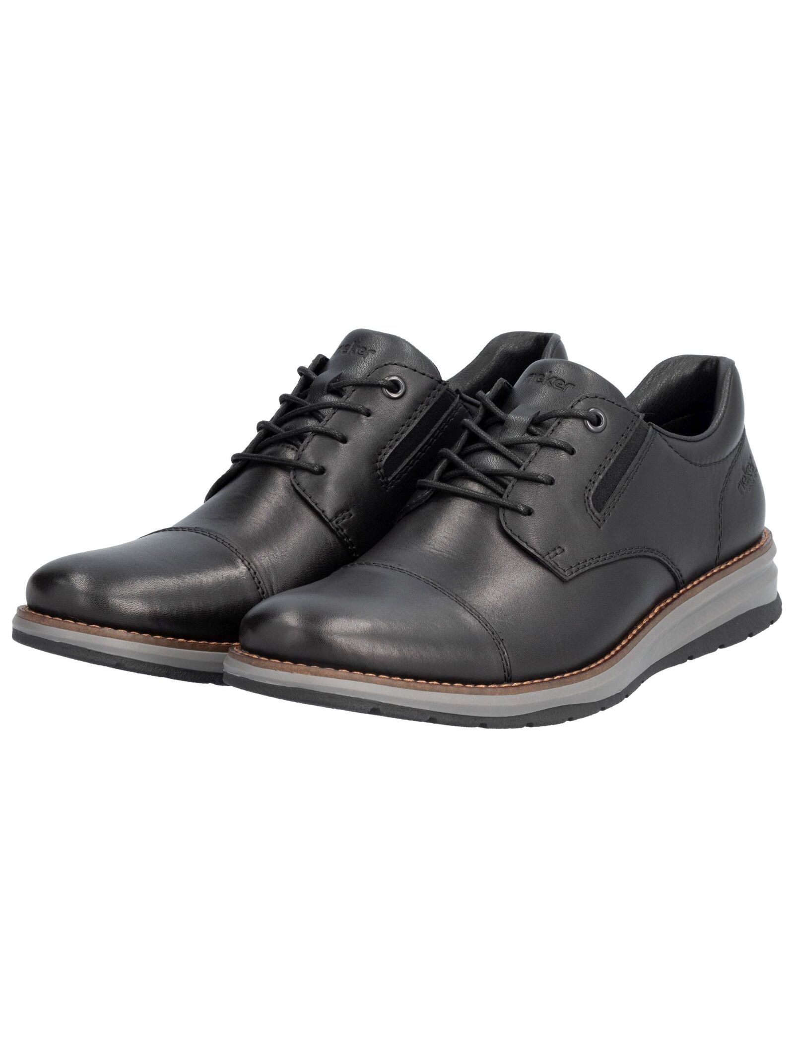 Rieker Rieker Halbschuhe Glattleder Schnürschuh