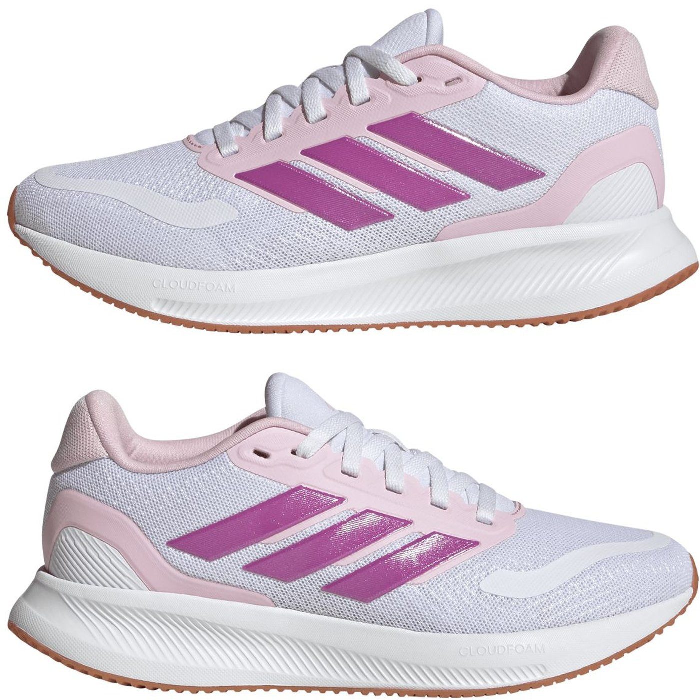 adidas Sportswear RUNFALCON 5 J FTWWHT/CLPINK/GUM10 Hallenschuh – Bild 4 von 5