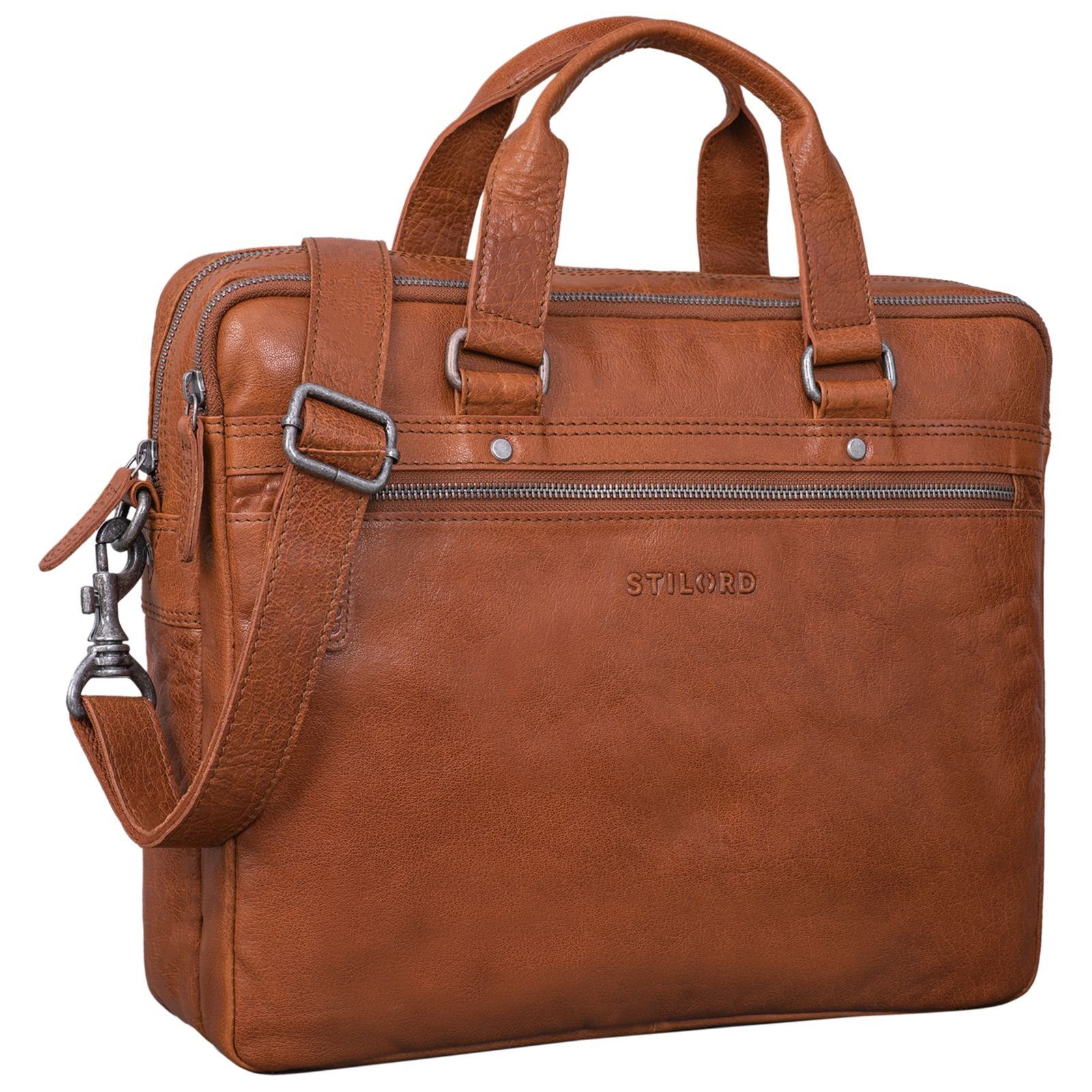 Laptoptasche "Brayson" Businesstasche 15 Zoll Leder