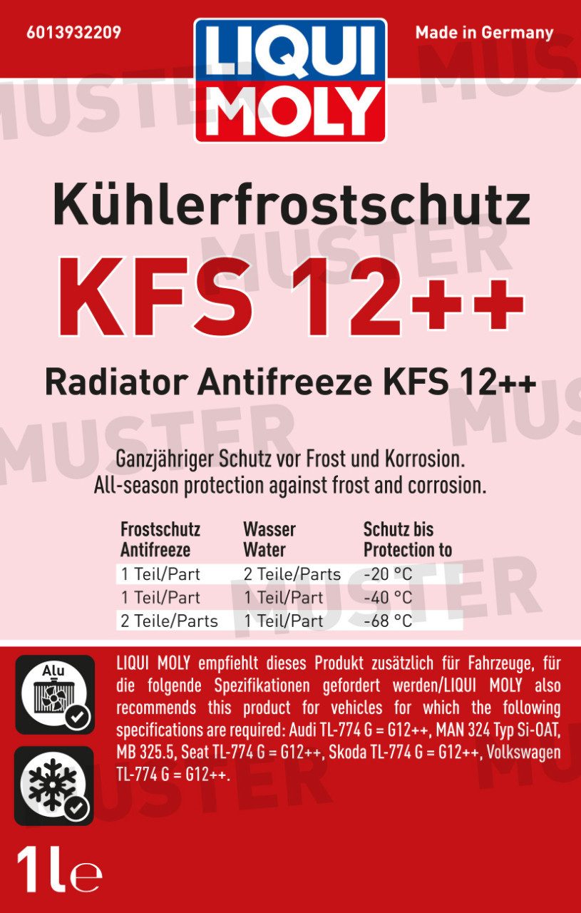 Liqui Moly Kühlerfrostschutz Liqui Moly Kühlerfrostschutz KFS 12++ 1 L