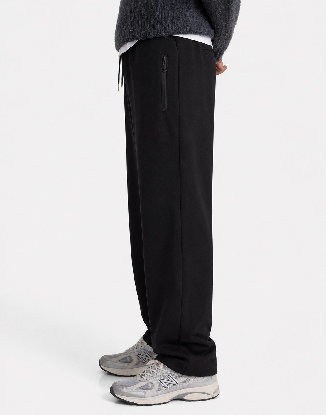 S&S Jogginghose Herren Sweathose aus Baumwolle Sommer (Packung, 1-tlg., Herren Jogginghosen) moderne Sweathose Trainingshose gerader Beinabschluss - Reißverschluss