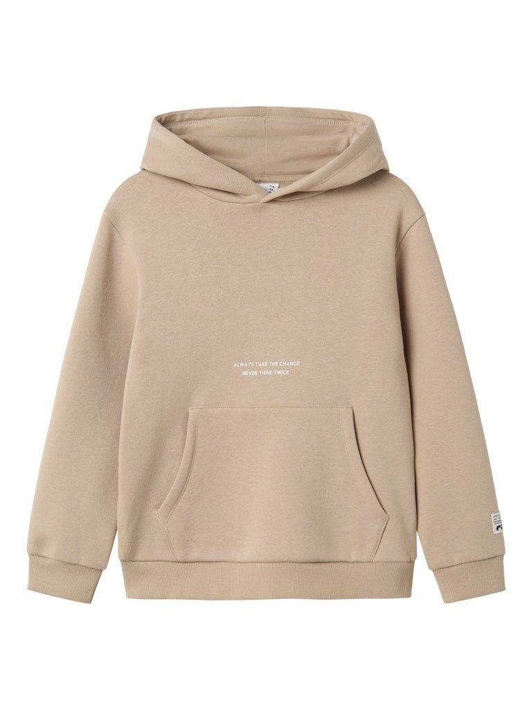 Kapuzensweatshirt NKMTIESKE LS NREG SWEAT WH BRU