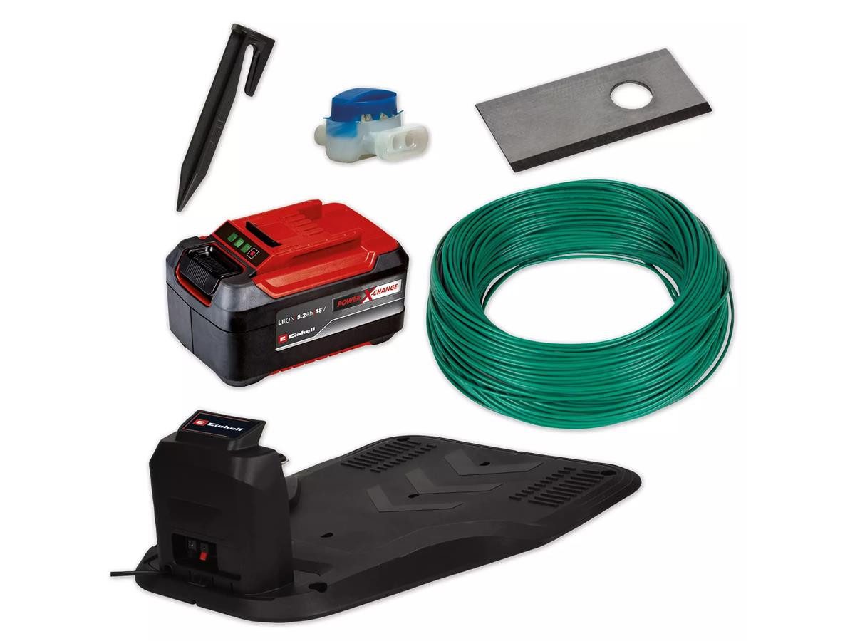 Einhell Rasenmähroboter FREELEXO 1200 LCD BT, bis 1200 m² Rasenfläche, (6-St)