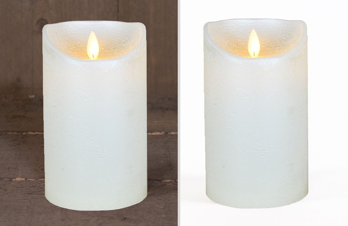 Coen Bakker Deco BV LED-Kerze LED Echtwachskerze Kerze 10 / 12,5 / 15 cm Ti günstig online kaufen