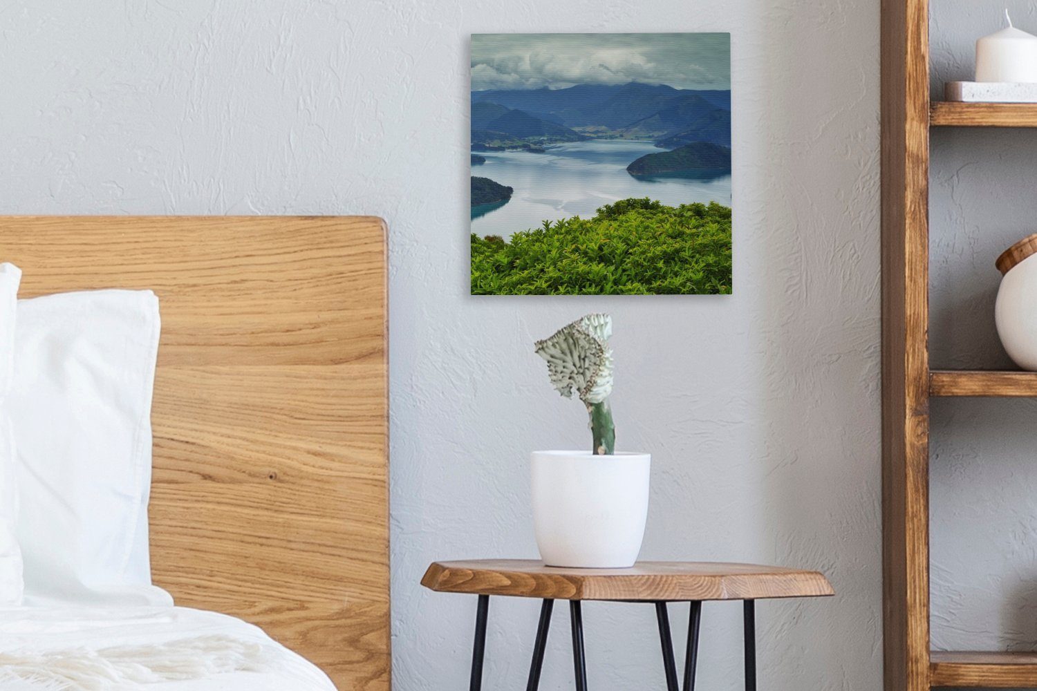 - See St), Neuseeland - Wohnzimmer Schlafzimmer (1 Leinwand Leinwandbild OneMillionCanvasses® Berg, Bilder für