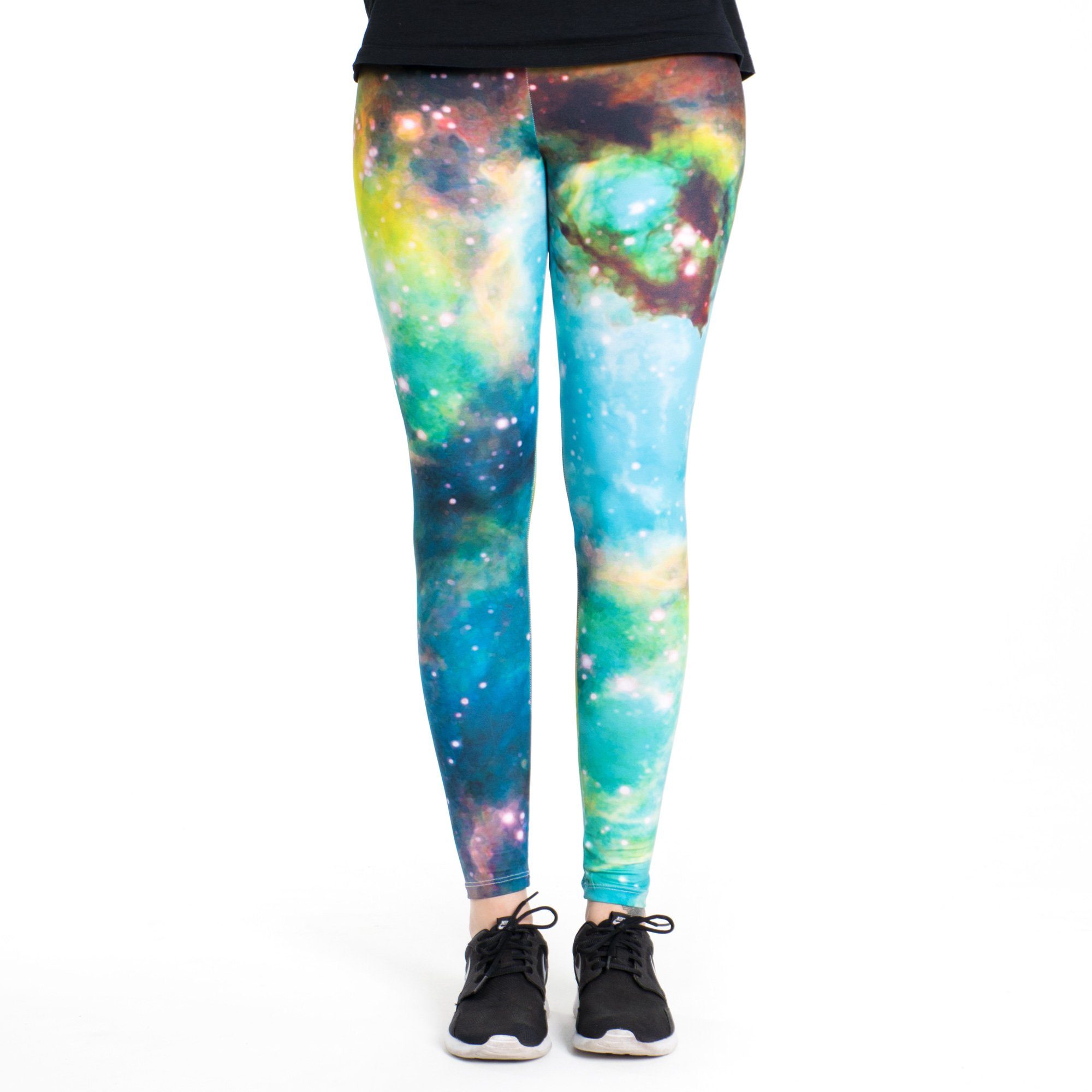 cosey Leggings Festival Leggings/Tights (Einheitsgröße XS-L) Space Nebula