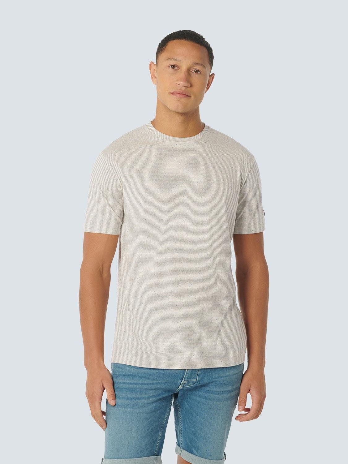NO EXCESS T-Shirt T-Shirt Crewneck Melange Stripes