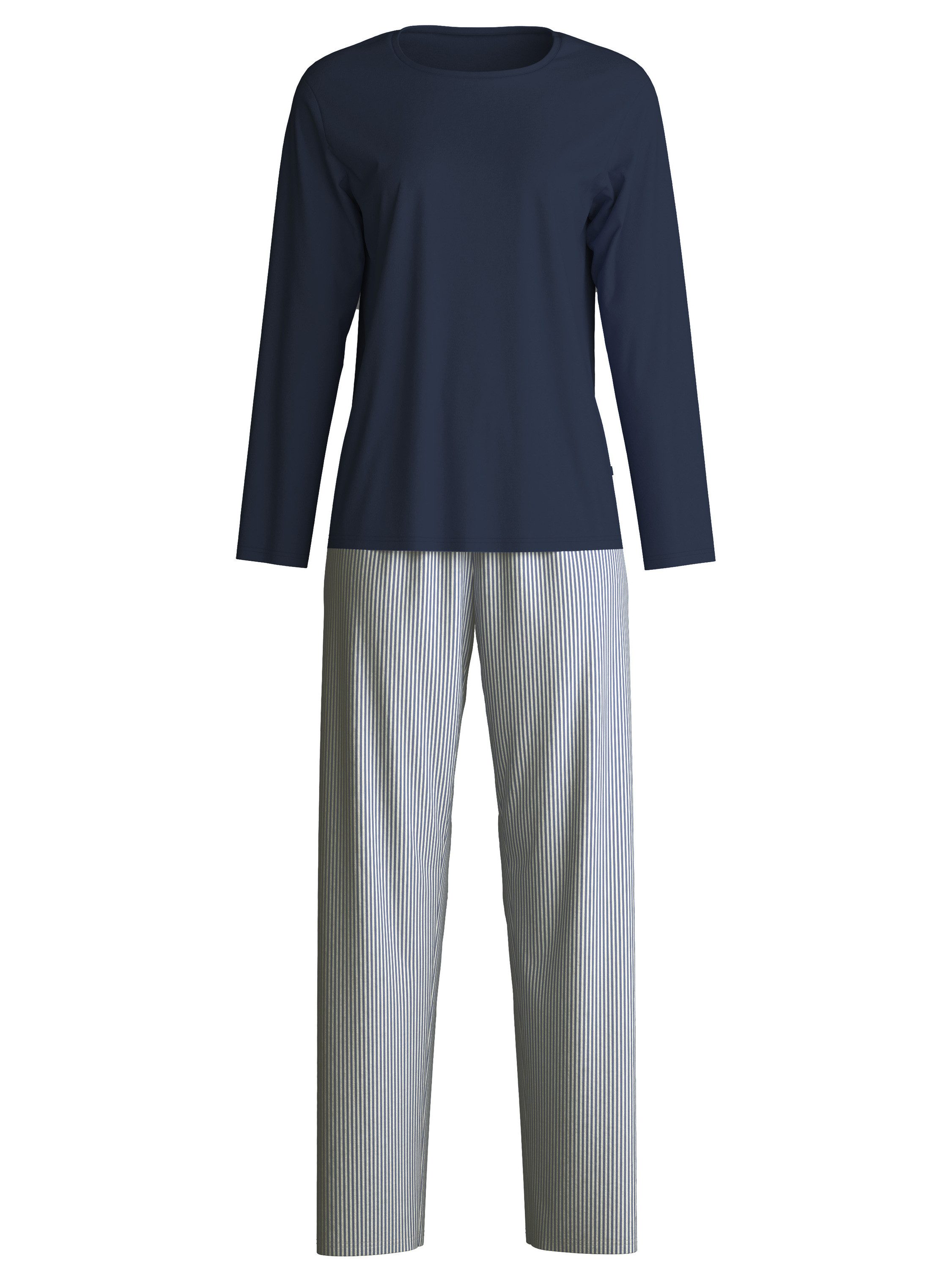CALIDA Pyjama Cotton Special Damen (2 tlg) 100% Baumwolle, atmungsaktiv, hautfreundlich, pflegeleicht
