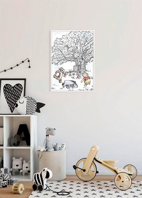 Poster Schlafzimmer, Playground, Disney Komar Winnie Wohnzimmer (1 Pooh Kinderzimmer, St),