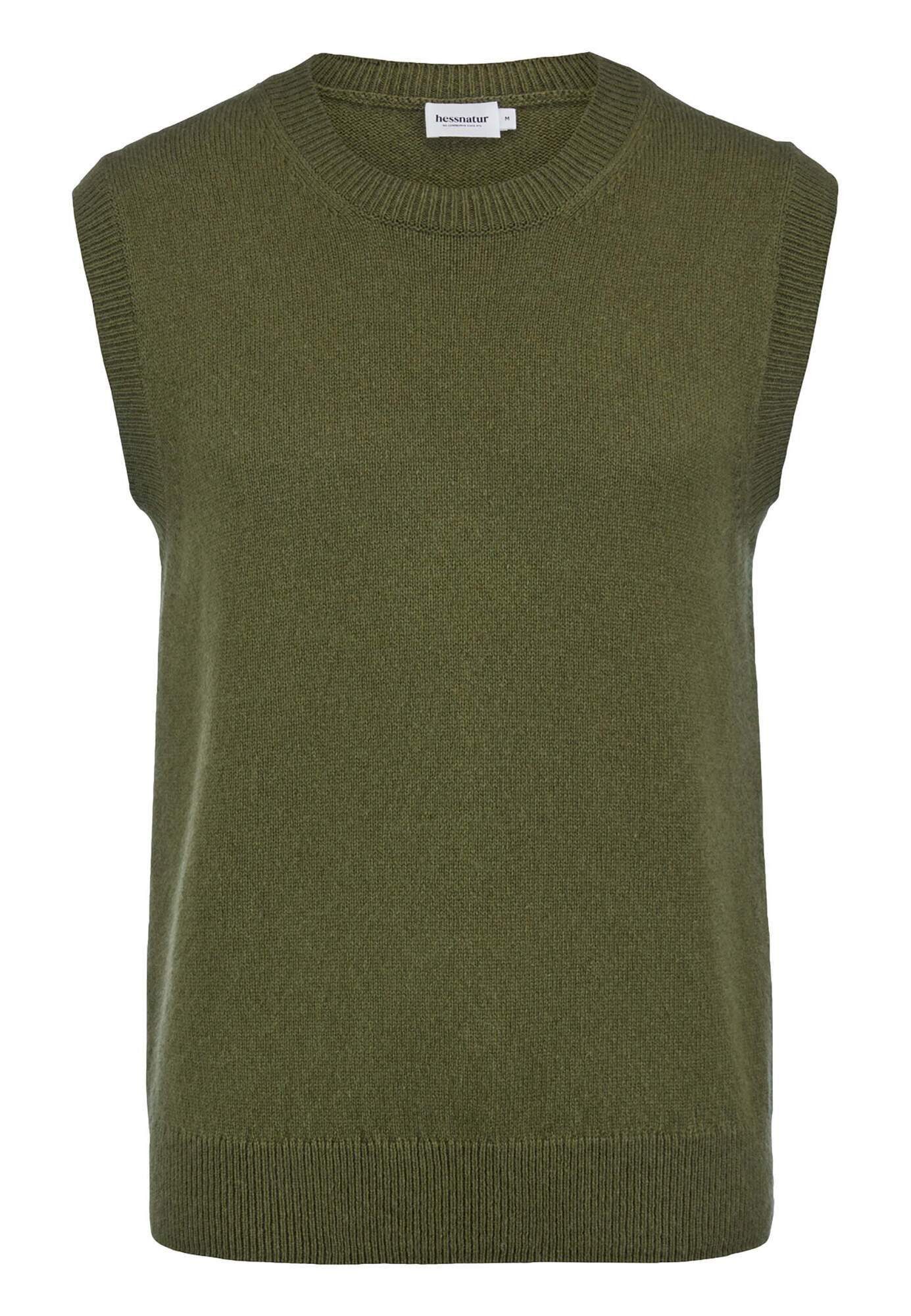 Hessnatur Strickpullover aus Bio-Merinowolle mit Bio-Baumwolle (1-tlg)