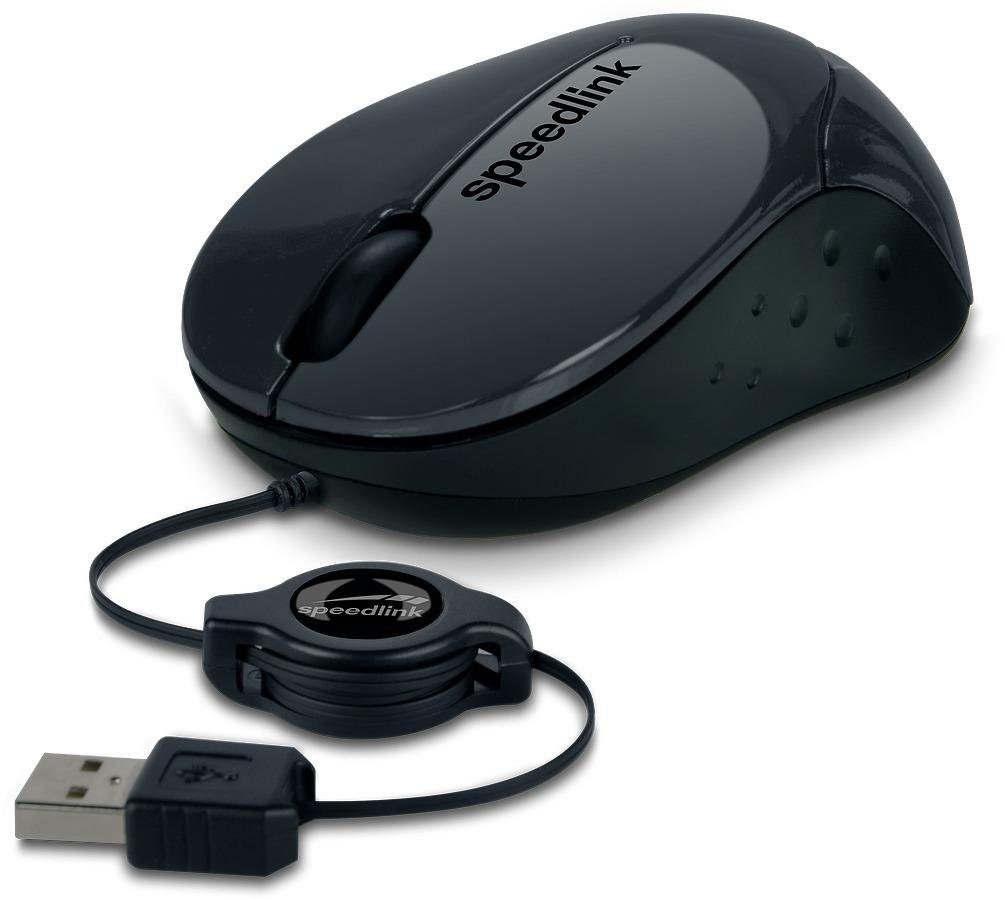 SPEEDLINK BEENIE Mobile Mouse - Wired USB, black Maus