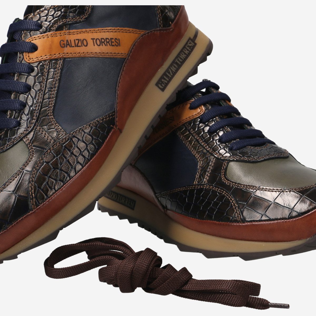 Galizio Torresi Galizio Torresi 415128A V19627, Sneaker, Blau, kombiniert, Herren Sneaker