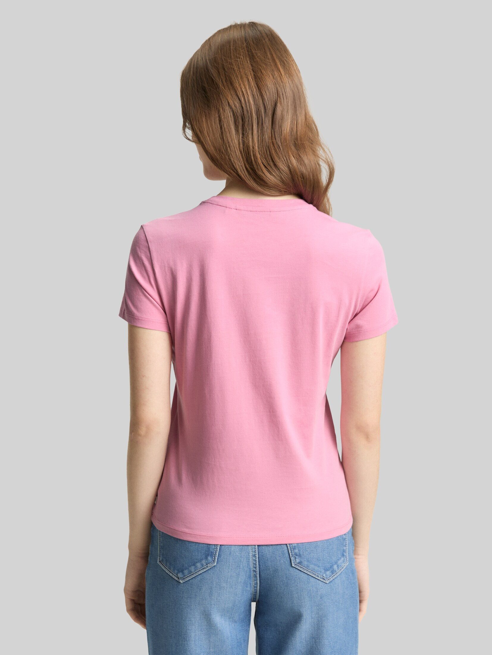 TOM TAILOR Denim T-Shirt T-Shirt T-Shirt mit Stickerei