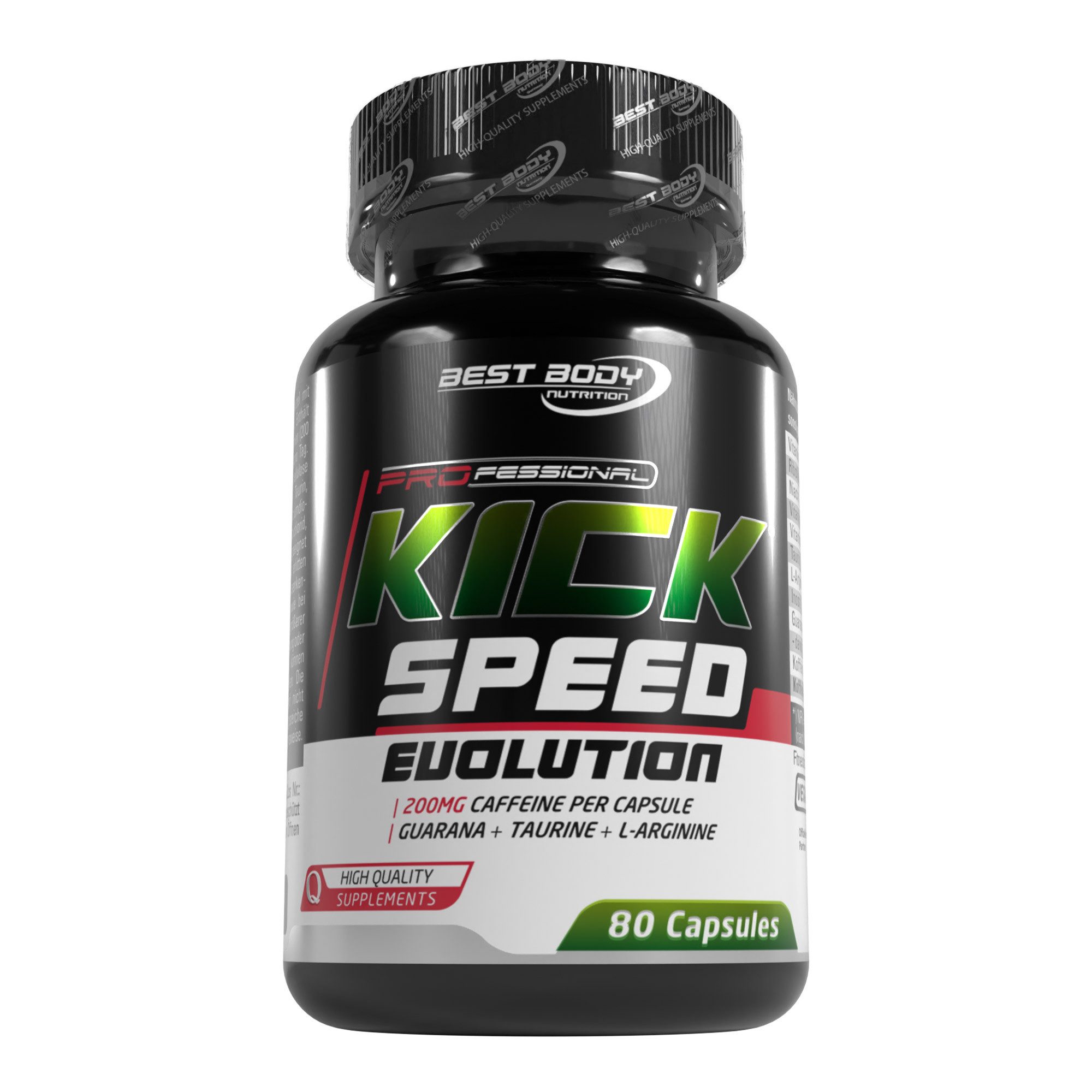 Professional Kick Speed Evolution Caps - 80 Stück/Dose Kapseln