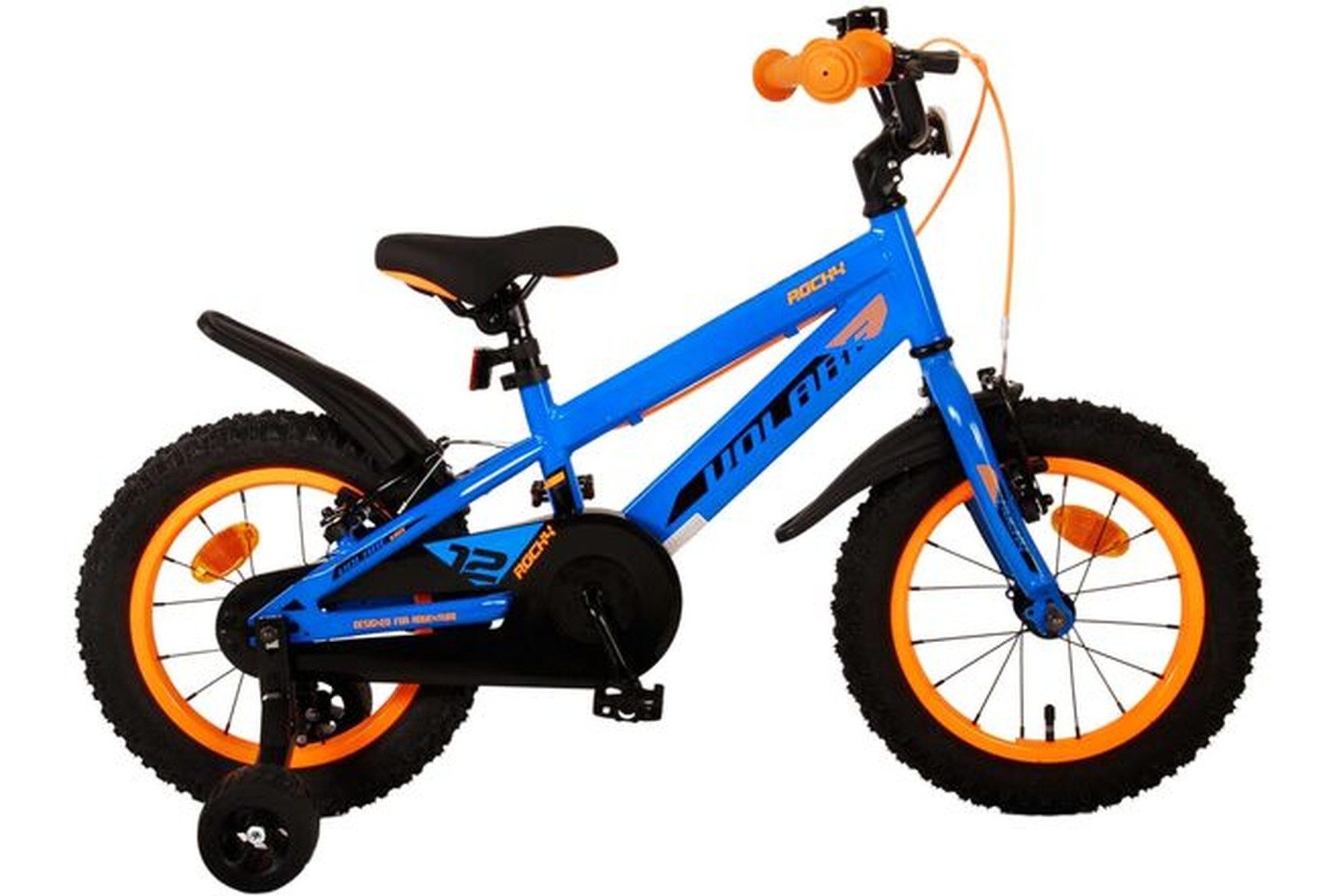Kinderfahrrad Rocky Jungen-14 Zoll Blau mit zwei Handbremsen
