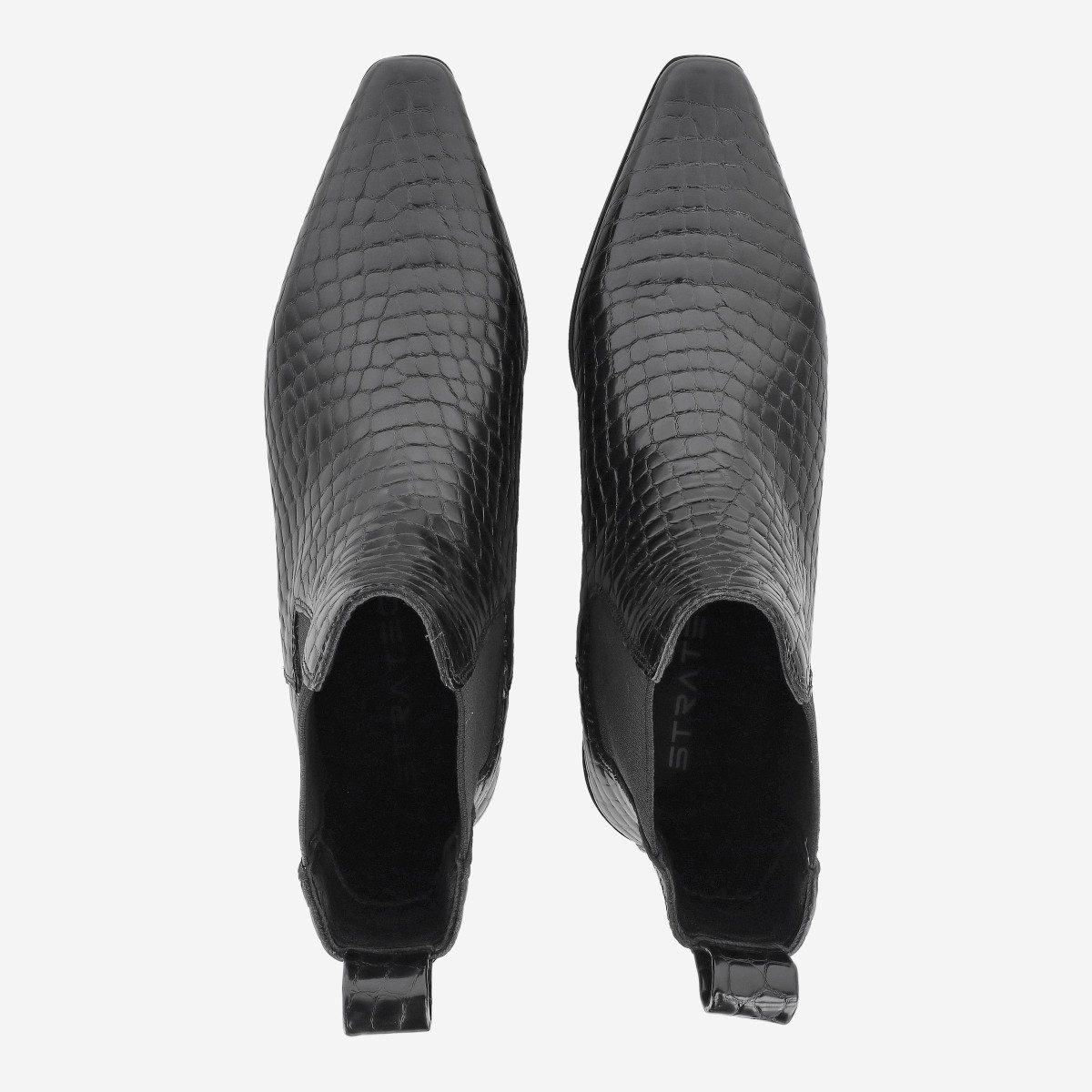 Strategia Strategia A5900-C NERO, Chelsea Boots, Stiefeletten, Schwarz, Damen Chelseaboots