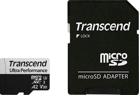 Transcend microSDXC 340S 128 GB Speicherkarte (128 GB, UHS Class 10, 160 MB/s Lesegeschwindigkeit)