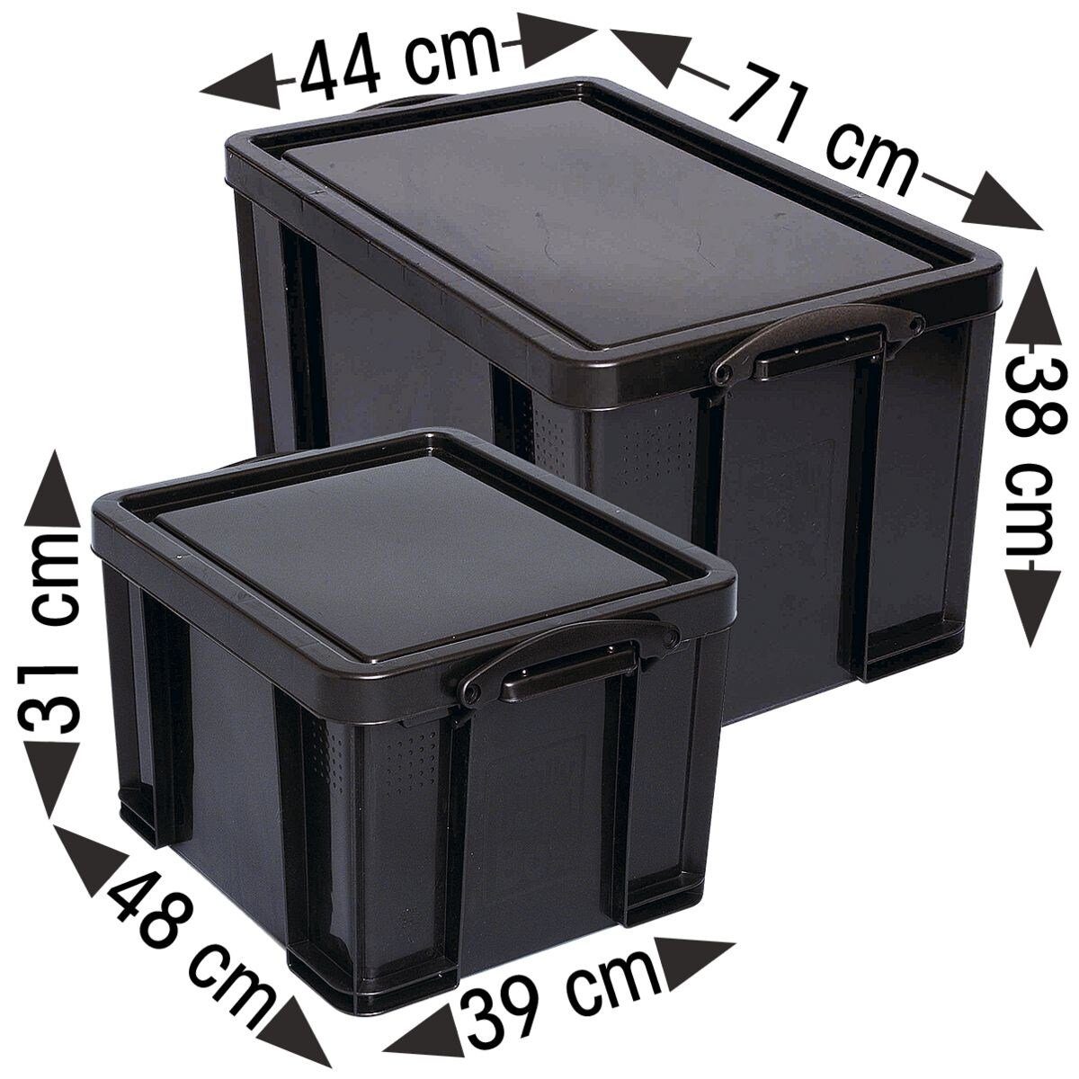 REALLYUSEFULBOX Aufbewahrungsbox (2 Stück), 84 und 35 Liter, verschließbar  und stapelbar online kaufen | OTTO