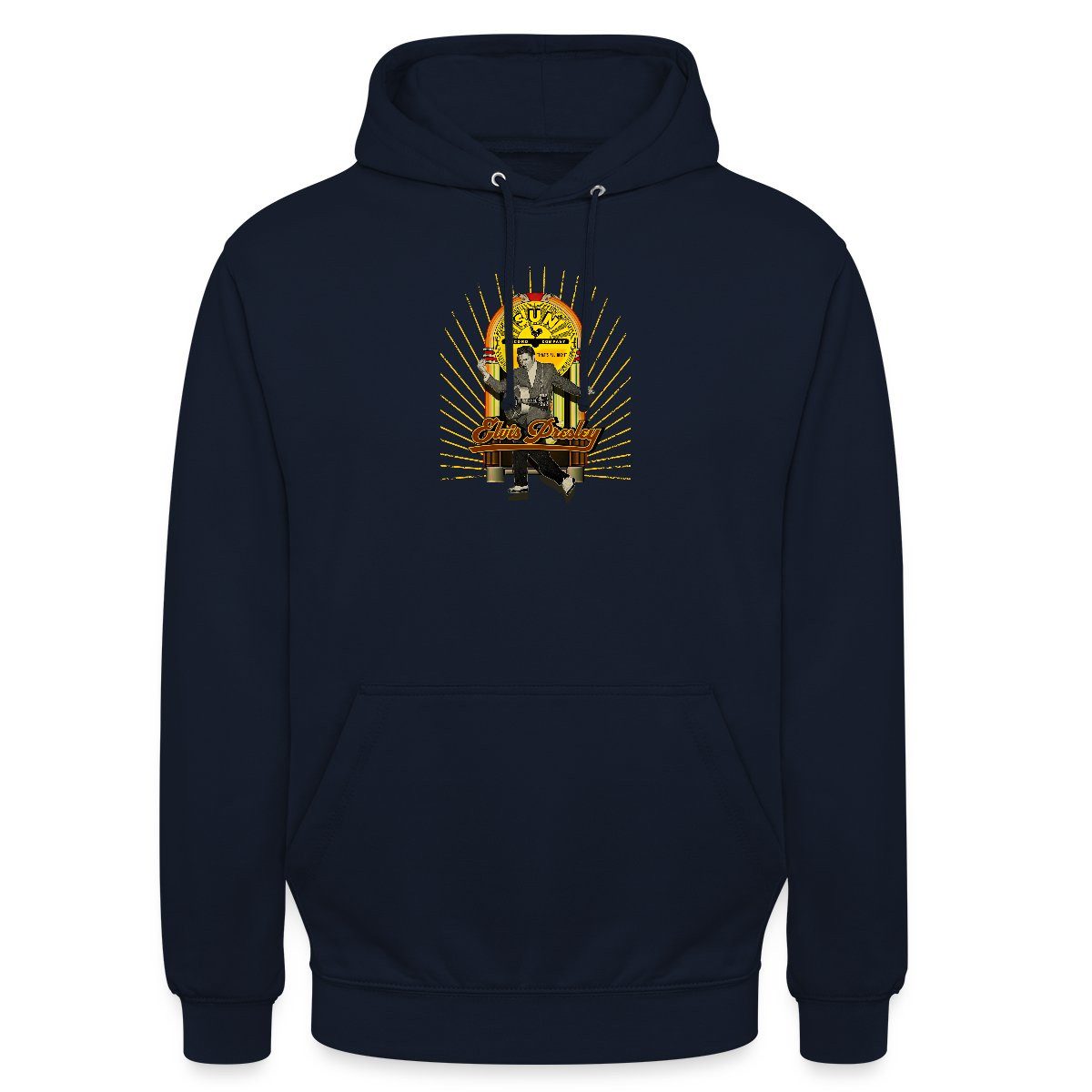 Hoodie Elvis Presley Sun Record Company Logo Unisex Hoodie