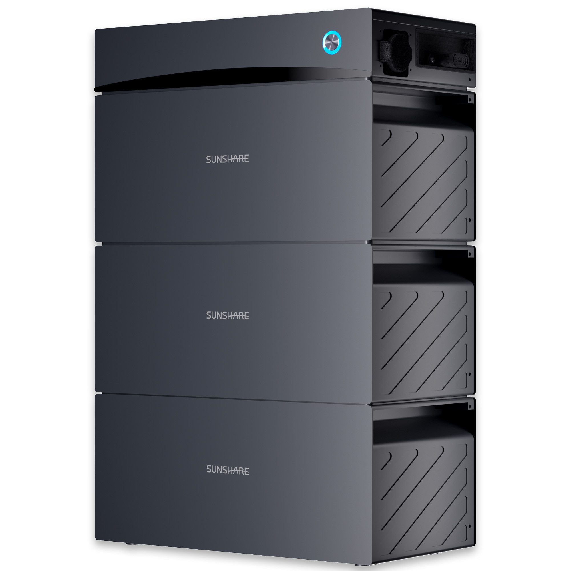 Sunshare Glory All-in-One Speicher 1,5 -3- 4,5 kWh – Modularer Plug-&-Play Stromspeicher (230 V), Semi-Solid-LiFePO4-Batterie, integrierter Hybrid-Wechselrichter