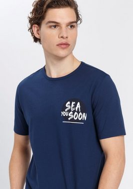 OLYMP T-Shirt mit Logoprint